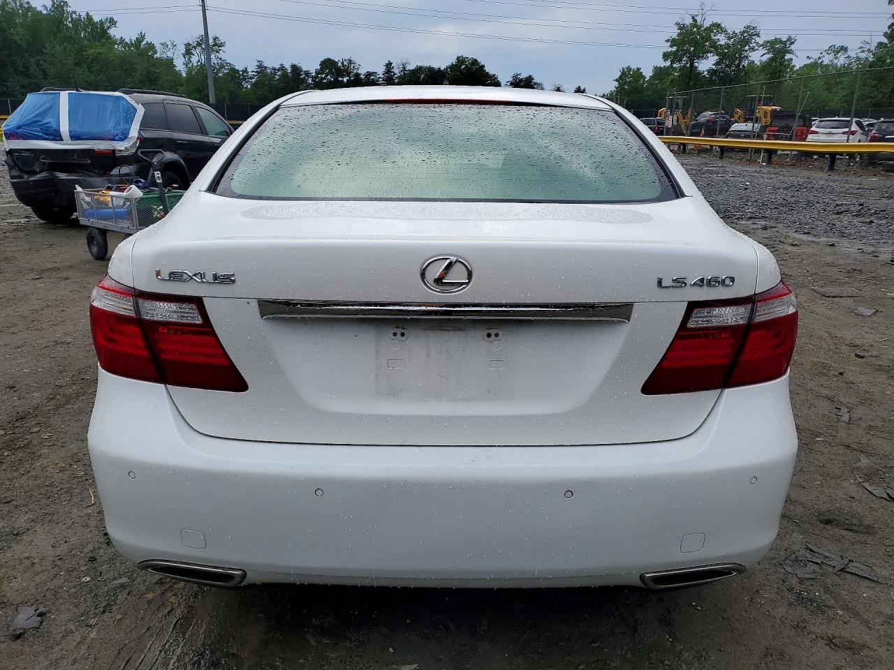 2007 Lexus Ls 460 Белый vin: JTHBL46F675015231