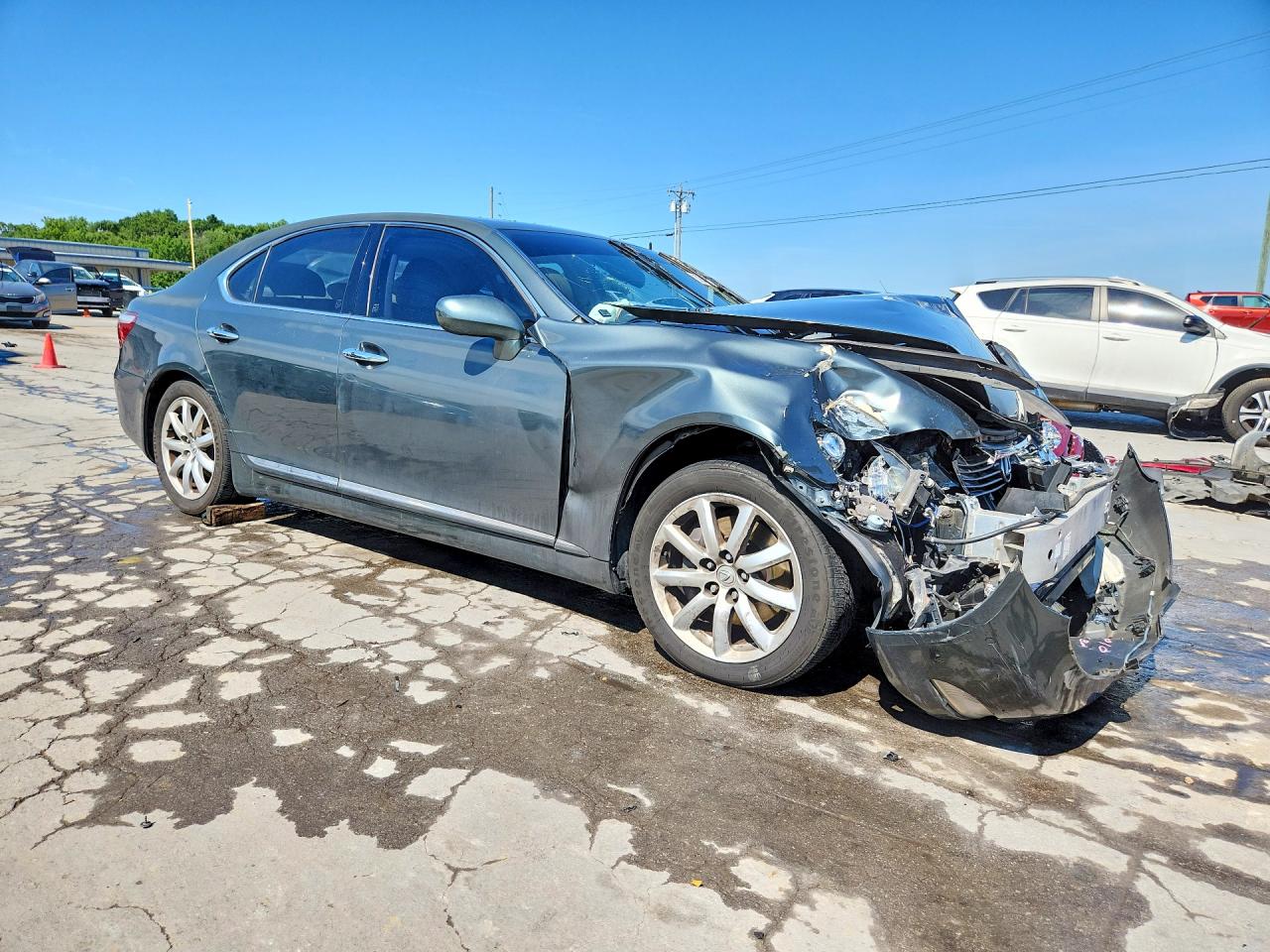 2007 Lexus Ls 460 Green vin: JTHBL46F675047967