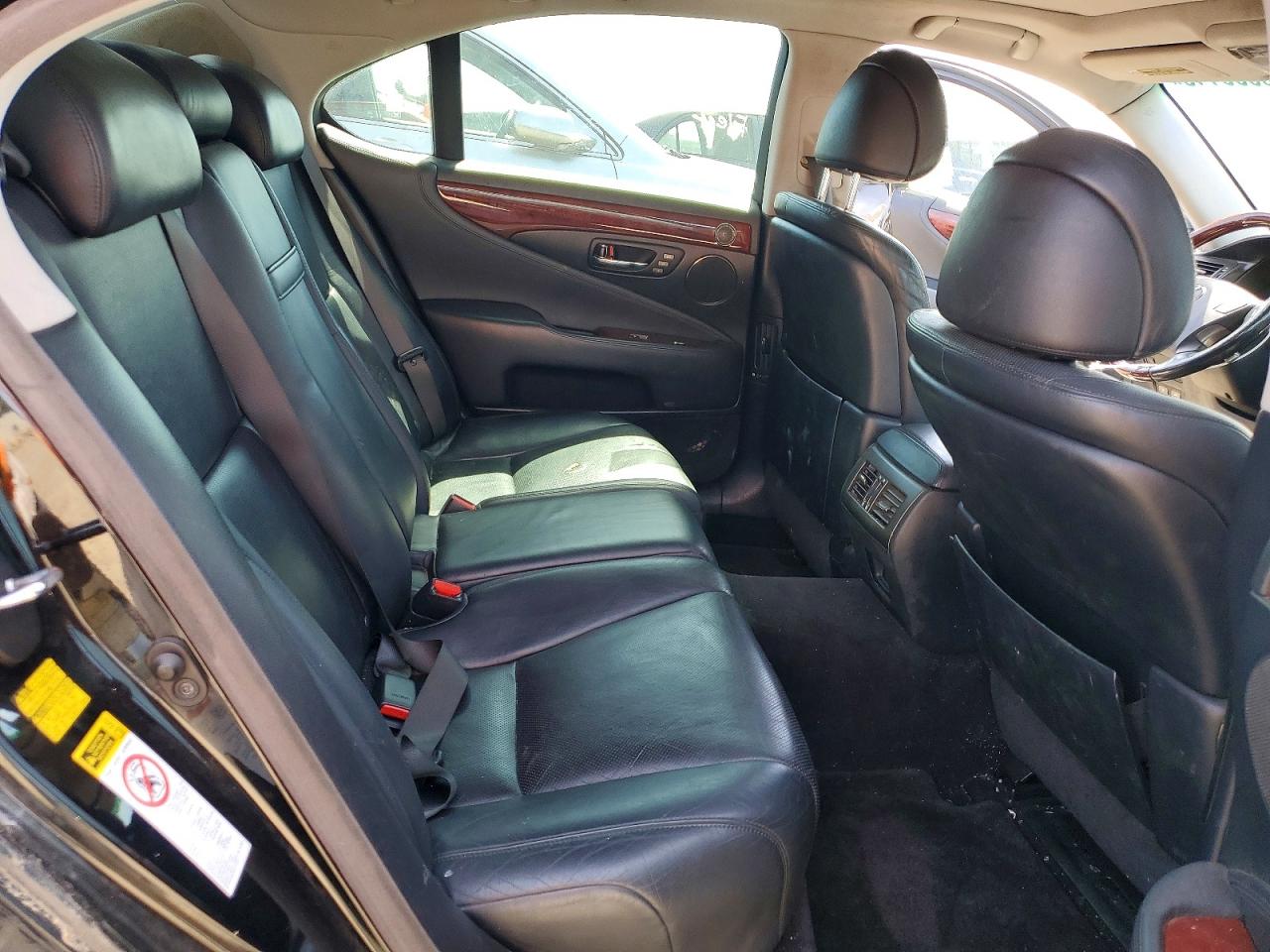 2007 Lexus Ls 460 Black vin: JTHBL46F675051579