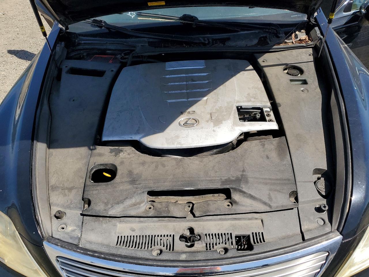 2007 Lexus Ls 460 Black vin: JTHBL46F675051579