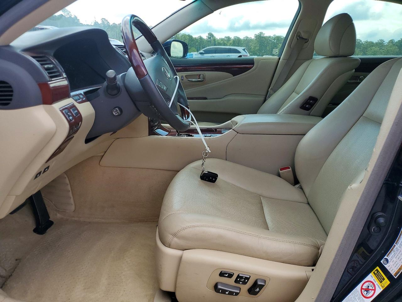 2007 Lexus Ls 460 Blue vin: JTHBL46F675051758