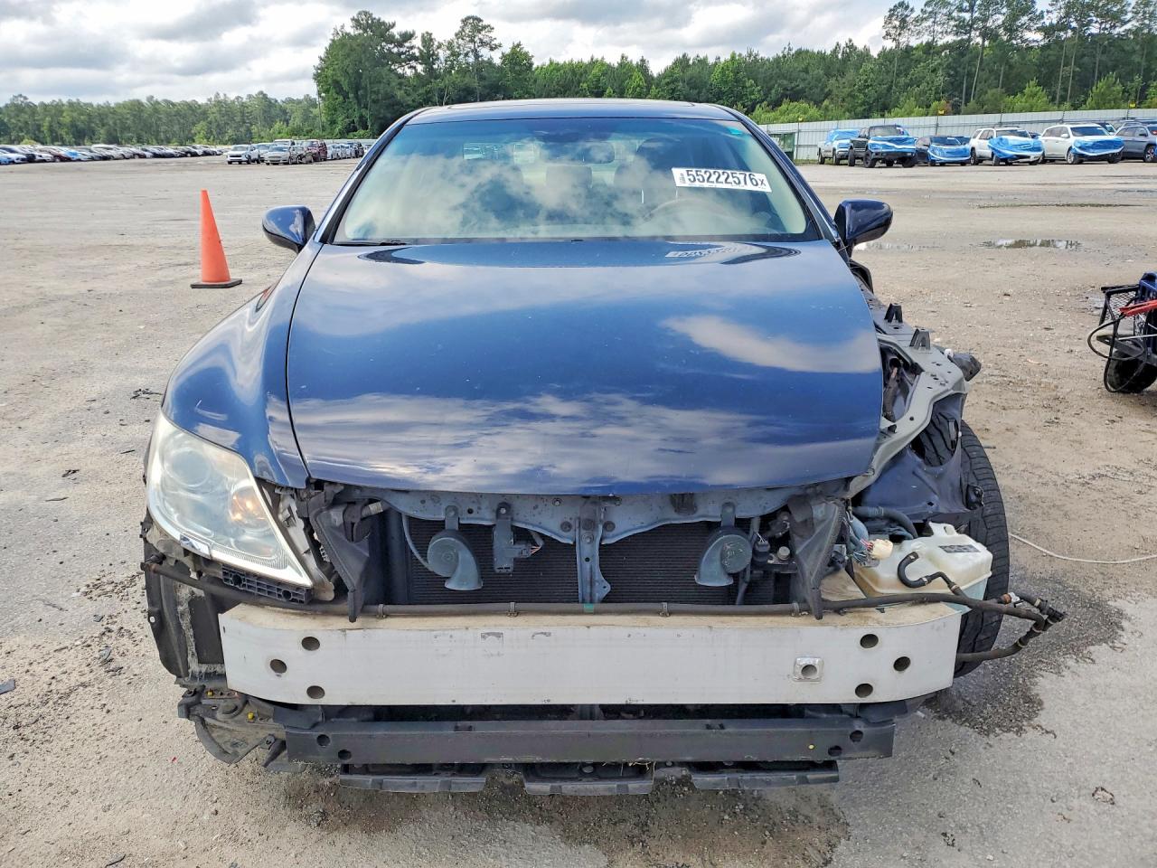 2007 Lexus Ls 460 Blue vin: JTHBL46F675051758