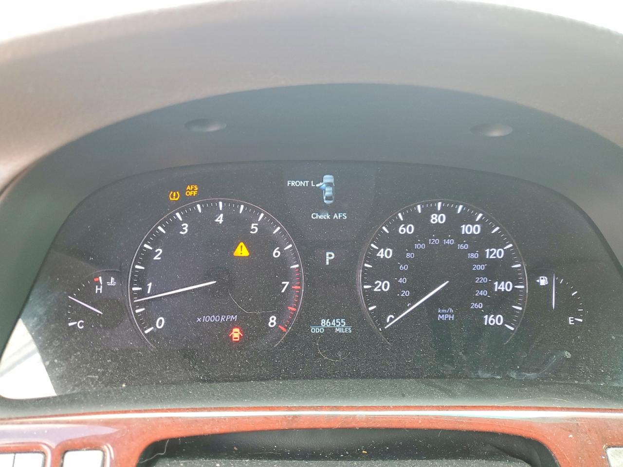 2007 Lexus Ls 460 Blue vin: JTHBL46F675051758