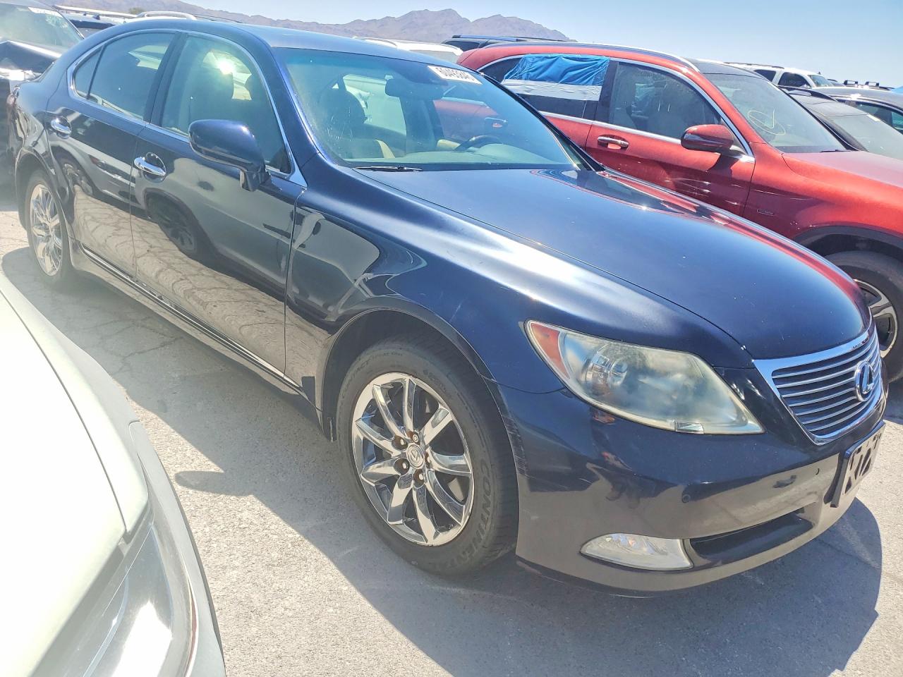 2008 Lexus Ls 460 Base Black vin: JTHBL46F685056427