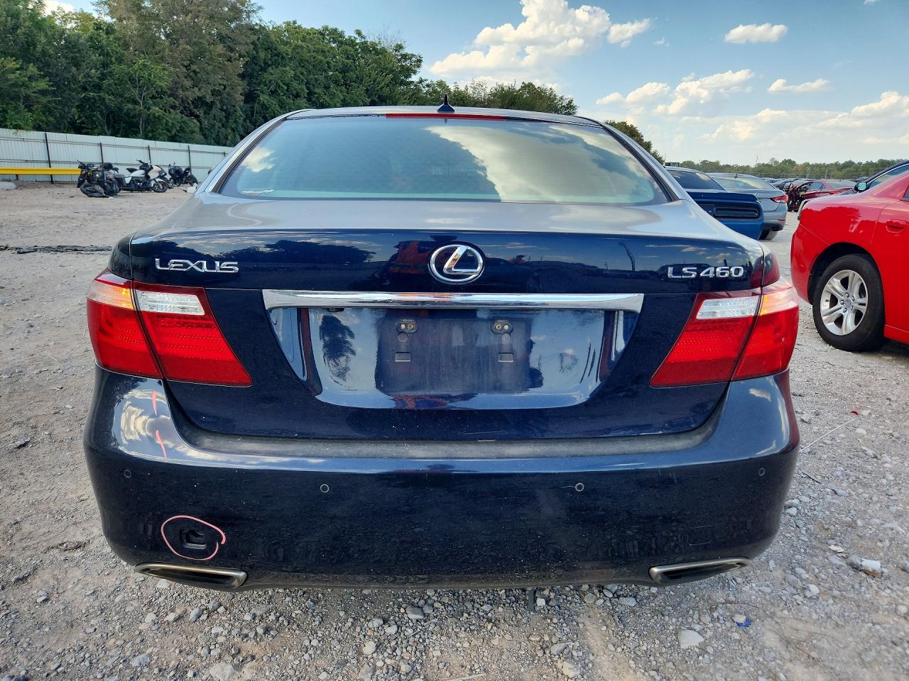 2008 Lexus Ls 460 Blue vin: JTHBL46F685058470