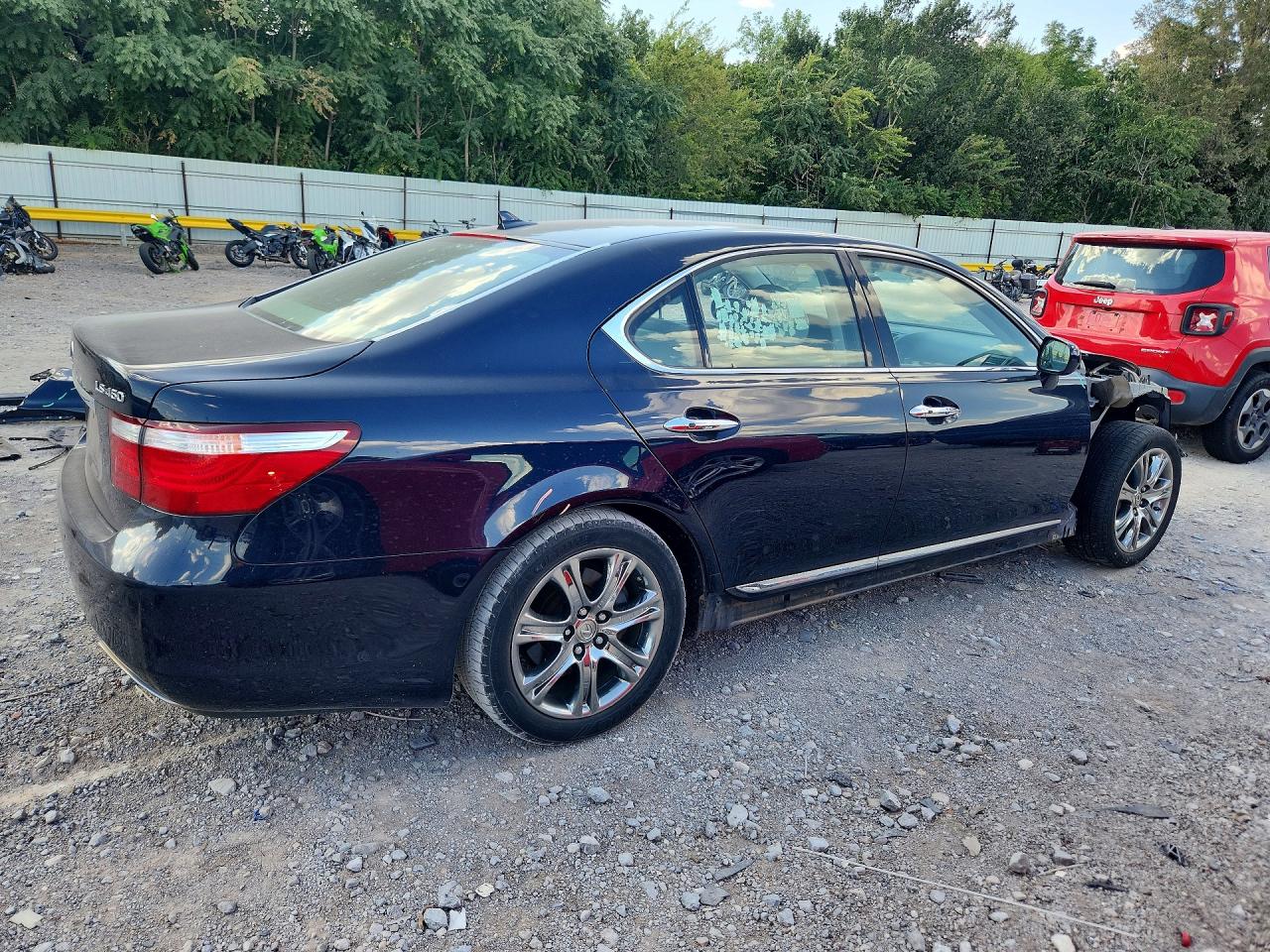 2008 Lexus Ls 460 Blue vin: JTHBL46F685058470