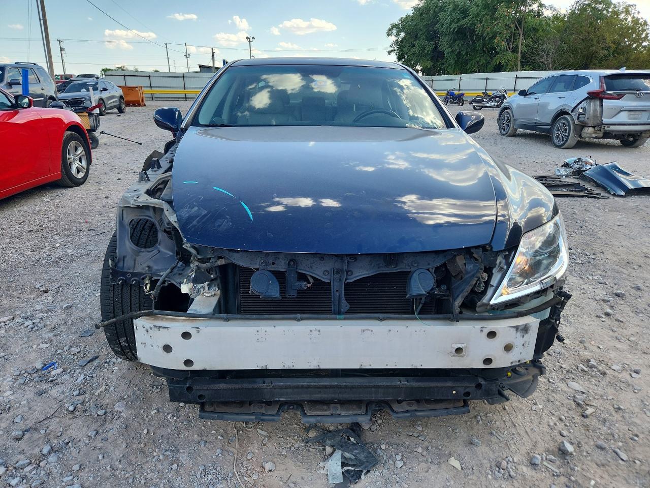 2008 Lexus Ls 460 Blue vin: JTHBL46F685058470