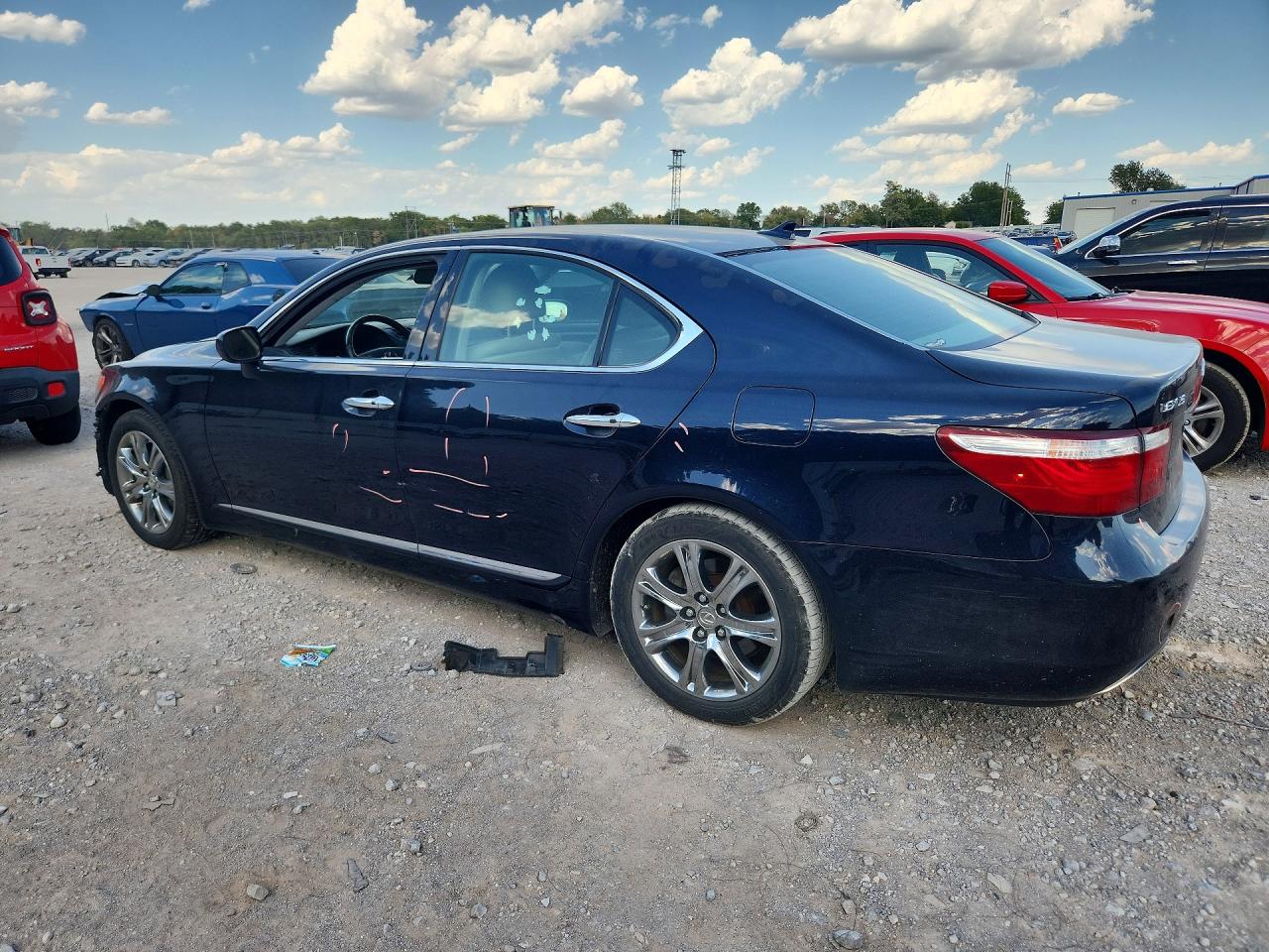 2008 Lexus Ls 460 Blue vin: JTHBL46F685058470
