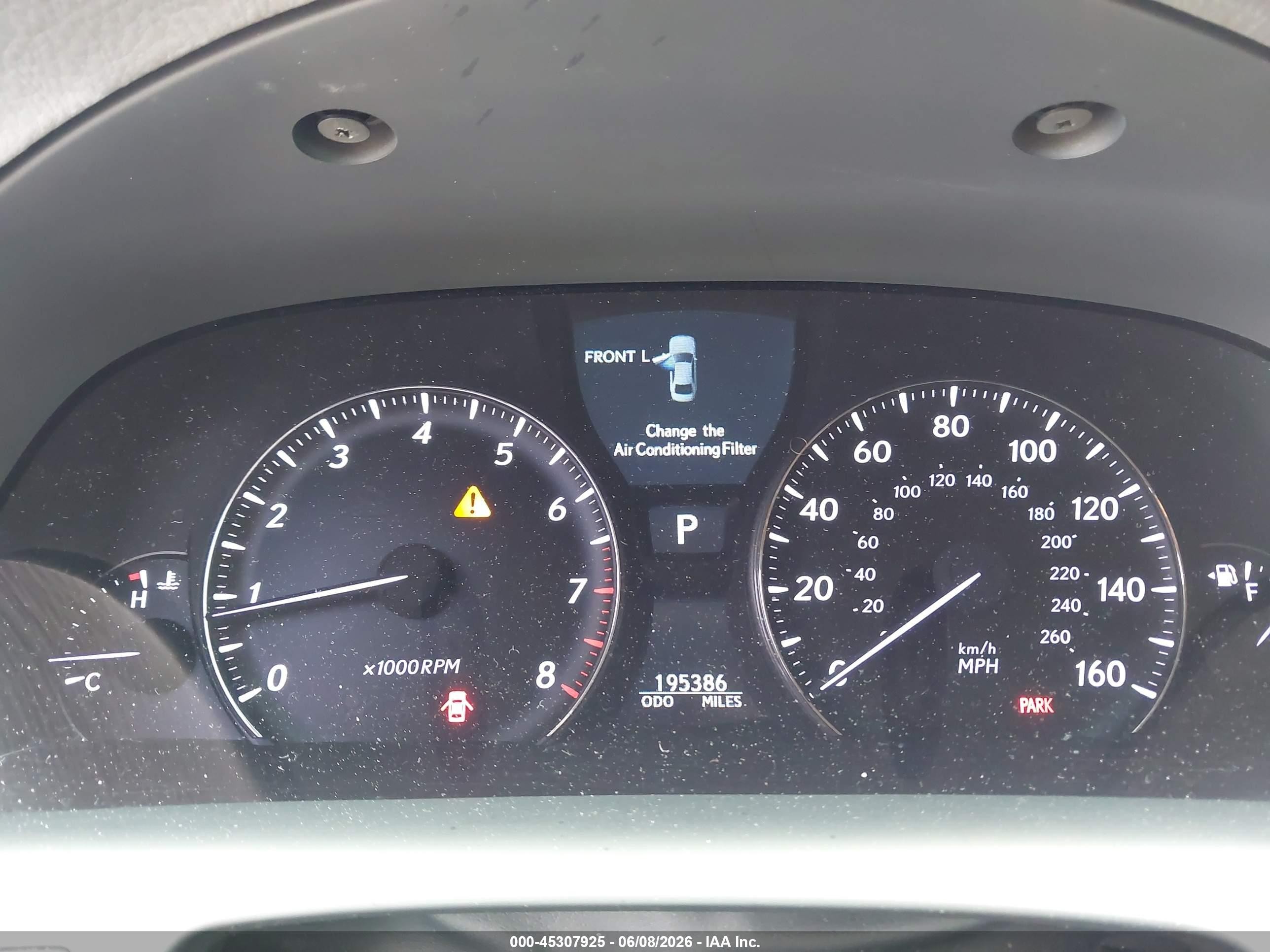 2008 Lexus Ls 460 Black vin: JTHBL46F685060333