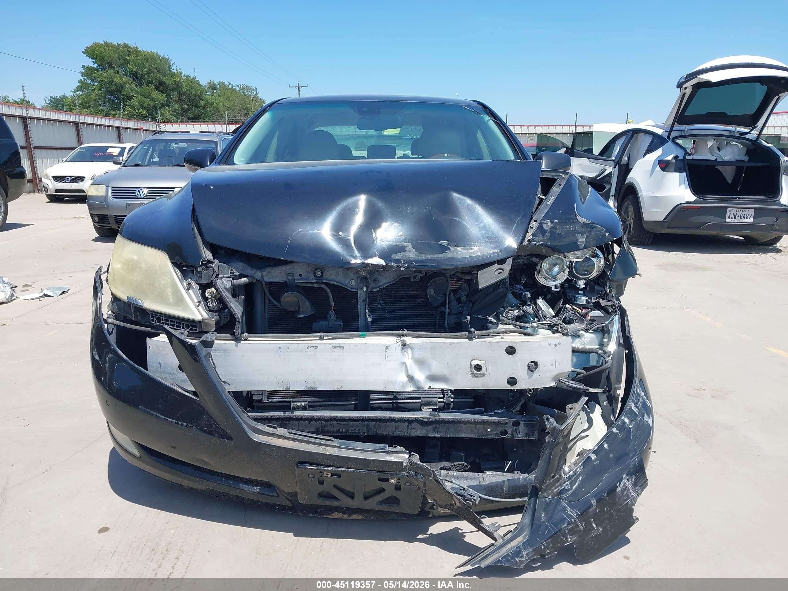 2008 Lexus Ls 460   Black vin: JTHBL46F685063202