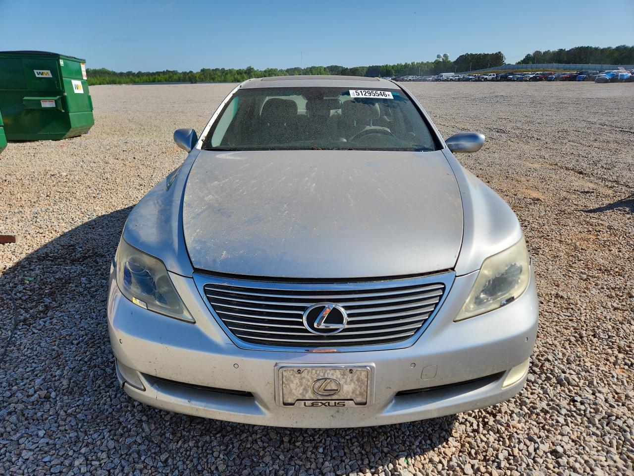 2008 Lexus Ls 460 Silver vin: JTHBL46F685066004