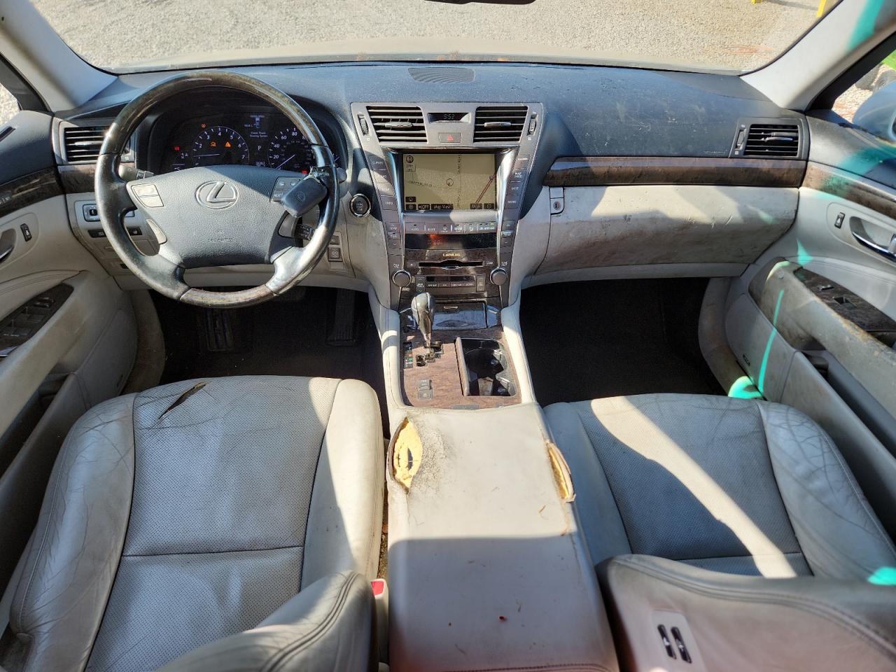 2008 Lexus Ls 460 Silver vin: JTHBL46F685066004