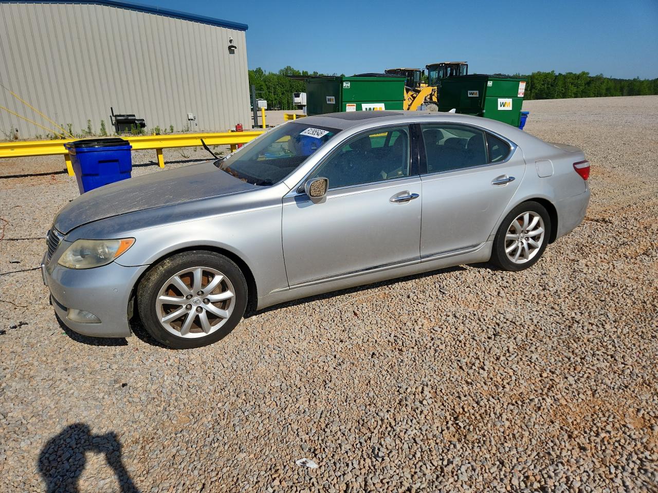 2008 Lexus Ls 460 Silver vin: JTHBL46F685066004