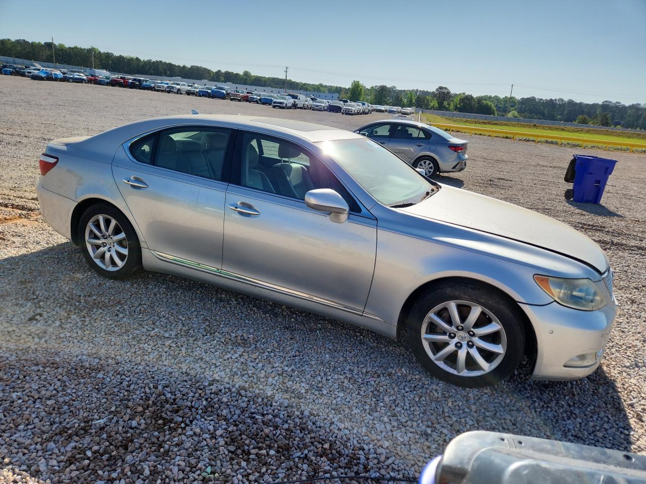 2008 Lexus Ls 460 Silver vin: JTHBL46F685066004