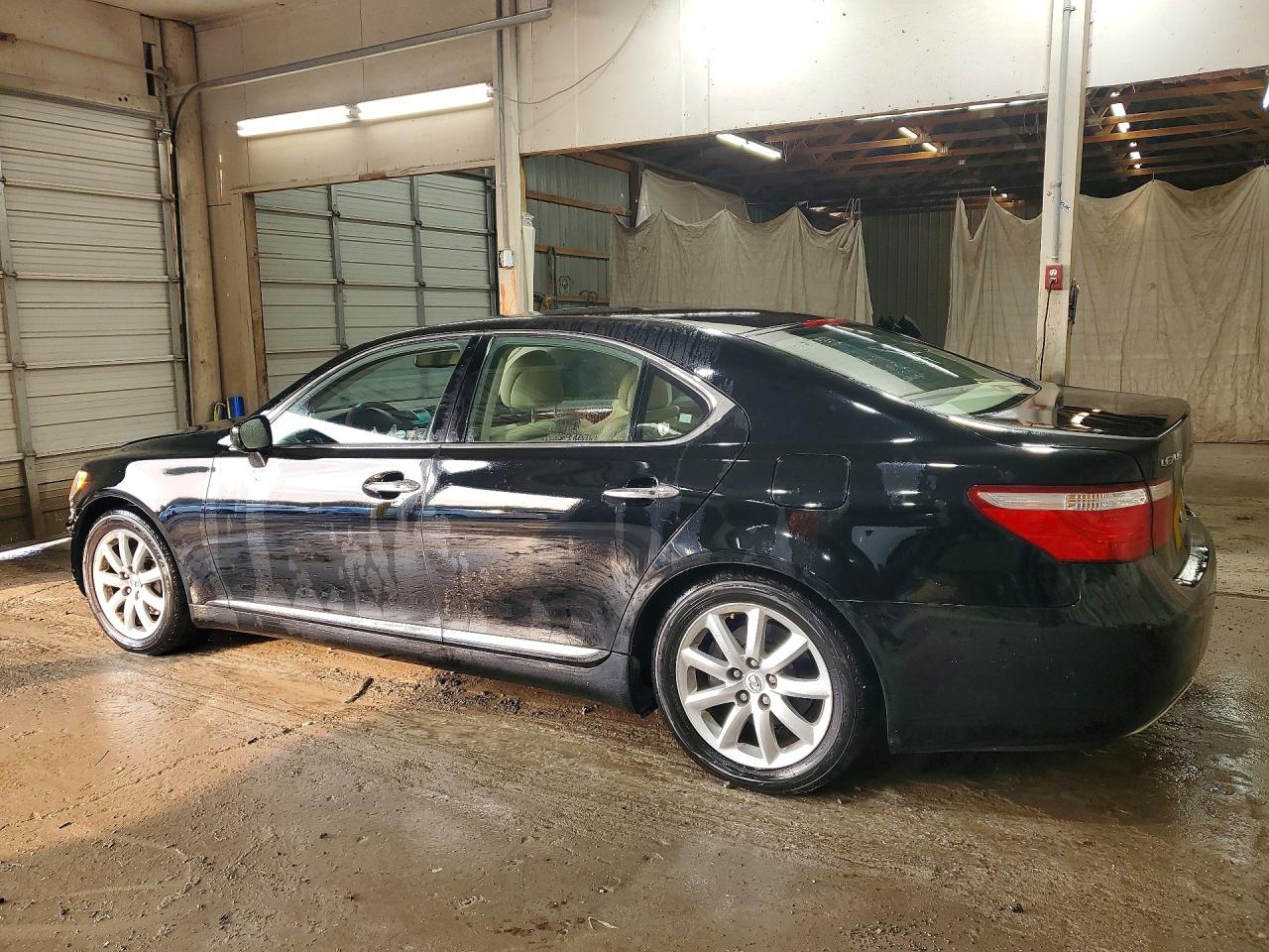 2008 Lexus Ls 460 Black vin: JTHBL46F685066858