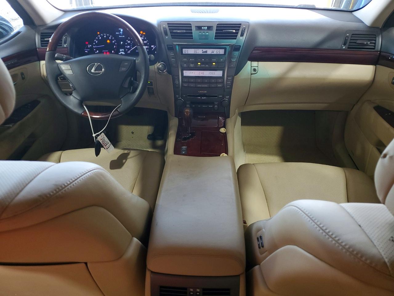 2008 Lexus Ls 460 Black vin: JTHBL46F685066858