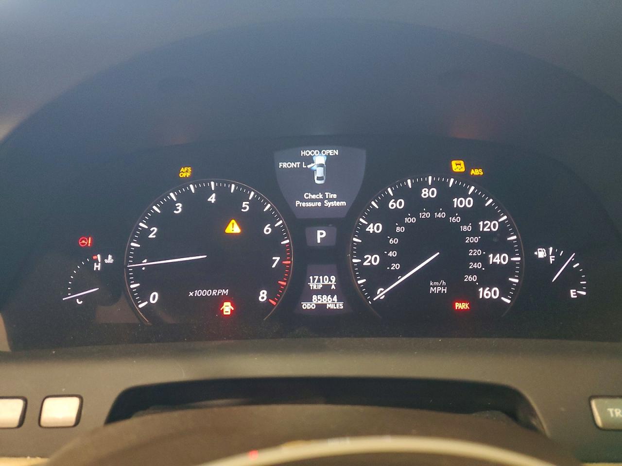 2008 Lexus Ls 460 Black vin: JTHBL46F685066858
