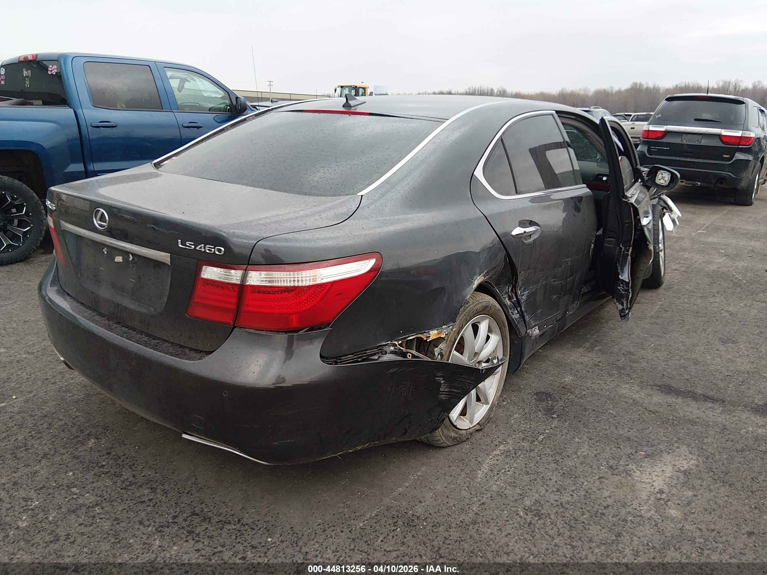 2008 Lexus Ls 460 Gray vin: JTHBL46F685076760