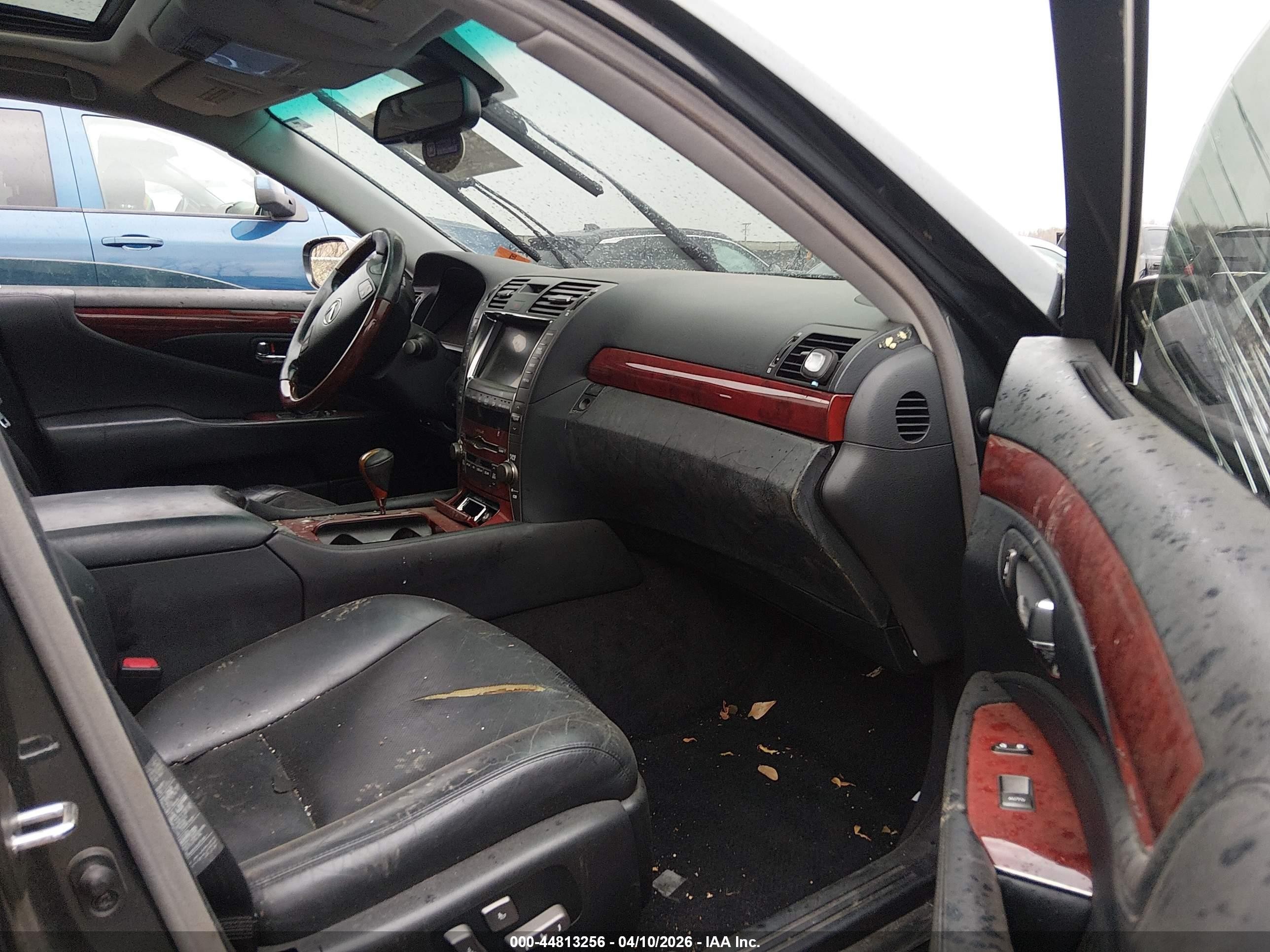 2008 Lexus Ls 460 Gray vin: JTHBL46F685076760