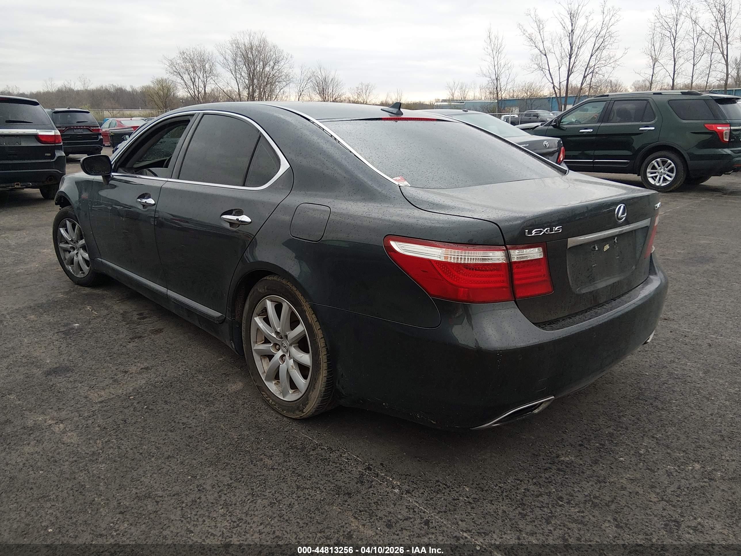 2008 Lexus Ls 460 Gray vin: JTHBL46F685076760