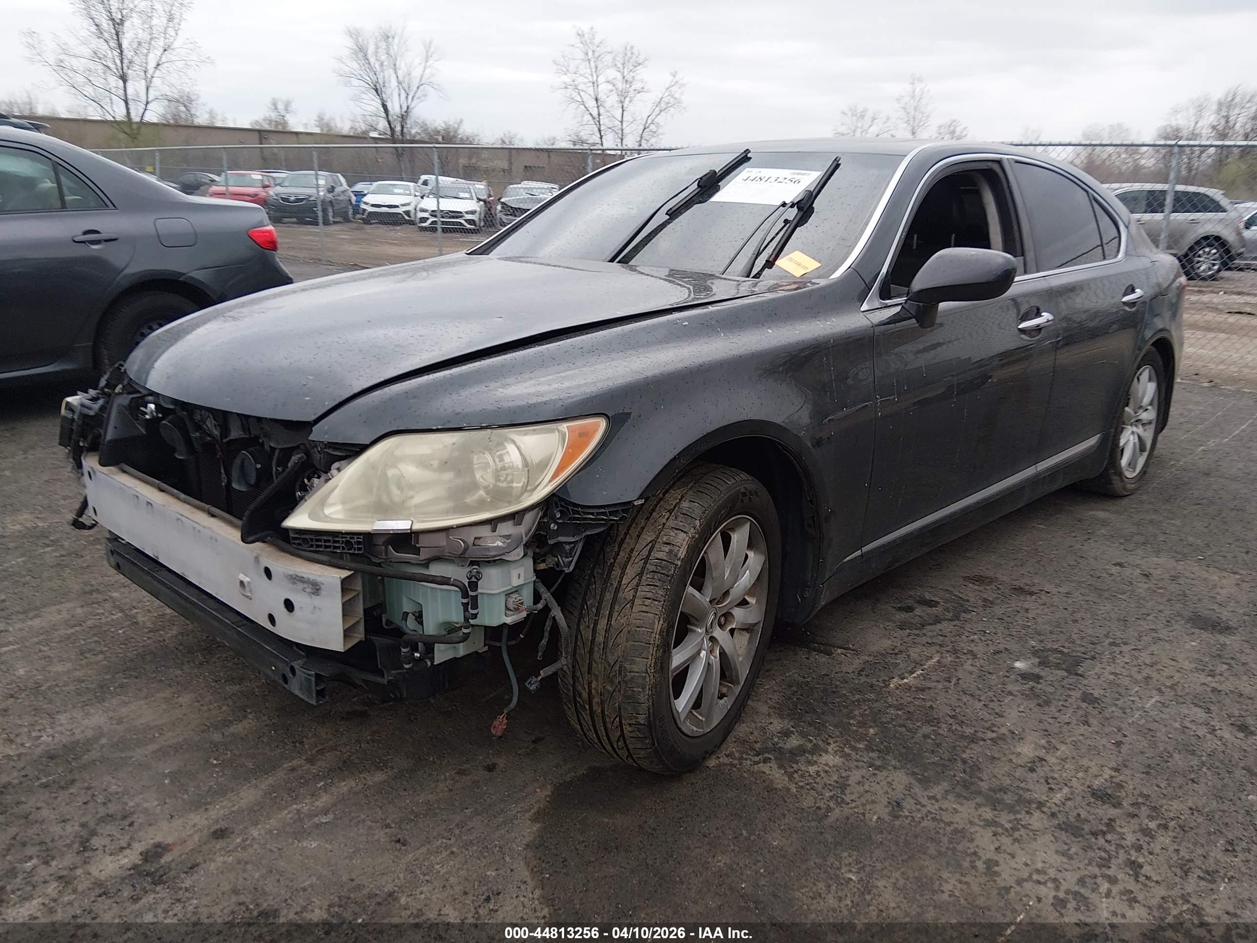 2008 Lexus Ls 460 Gray vin: JTHBL46F685076760