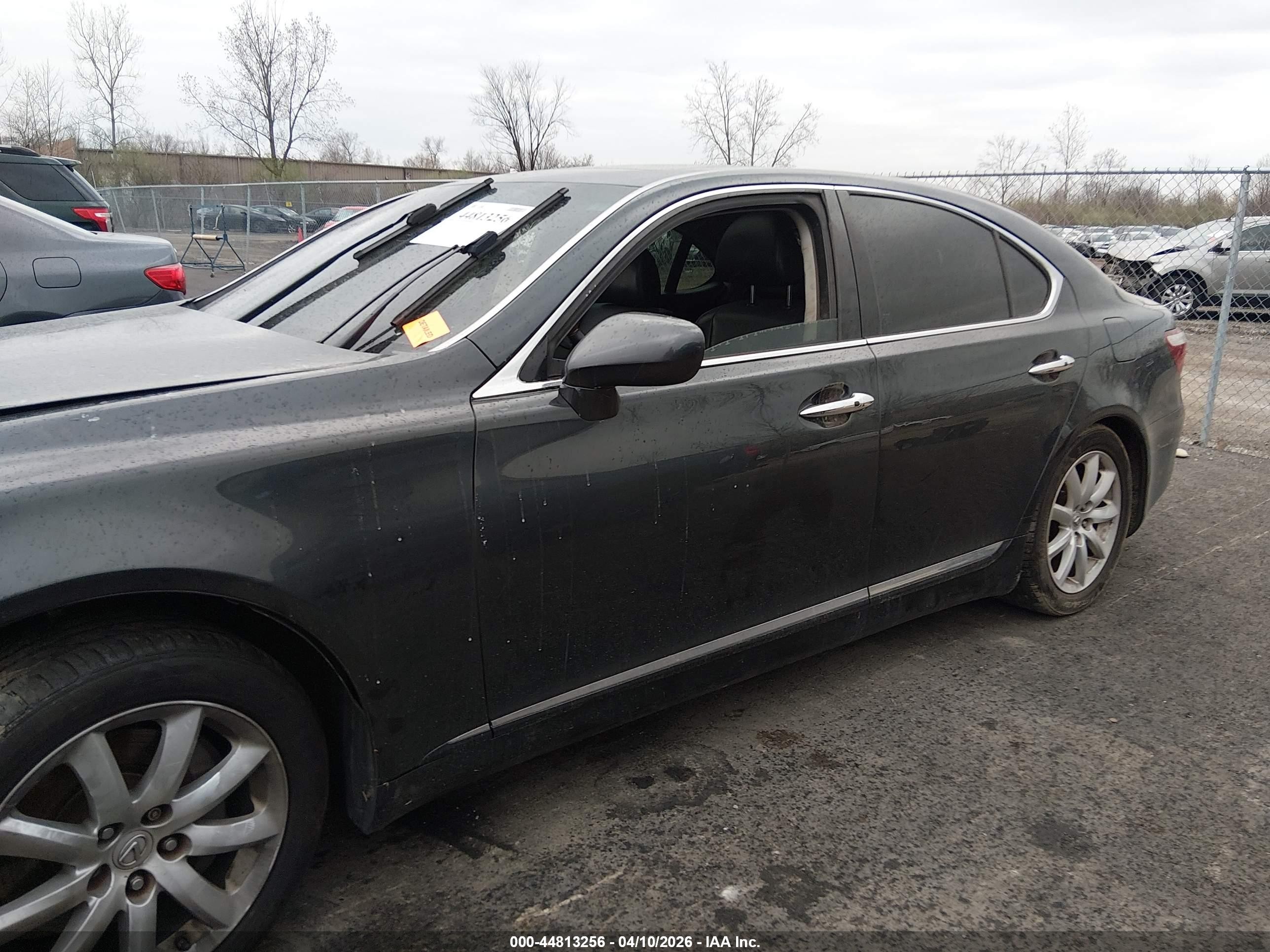 2008 Lexus Ls 460 Gray vin: JTHBL46F685076760