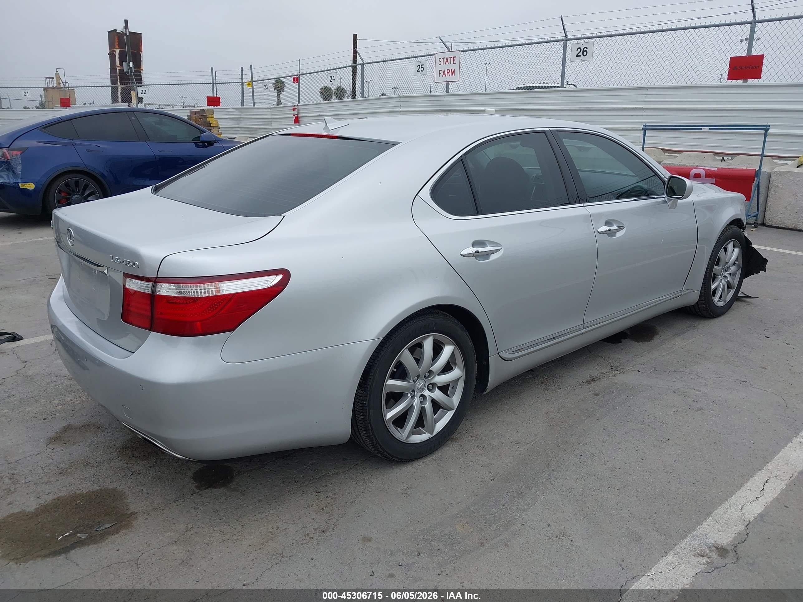 2008 Lexus Ls 460   Silver vin: JTHBL46F685083076