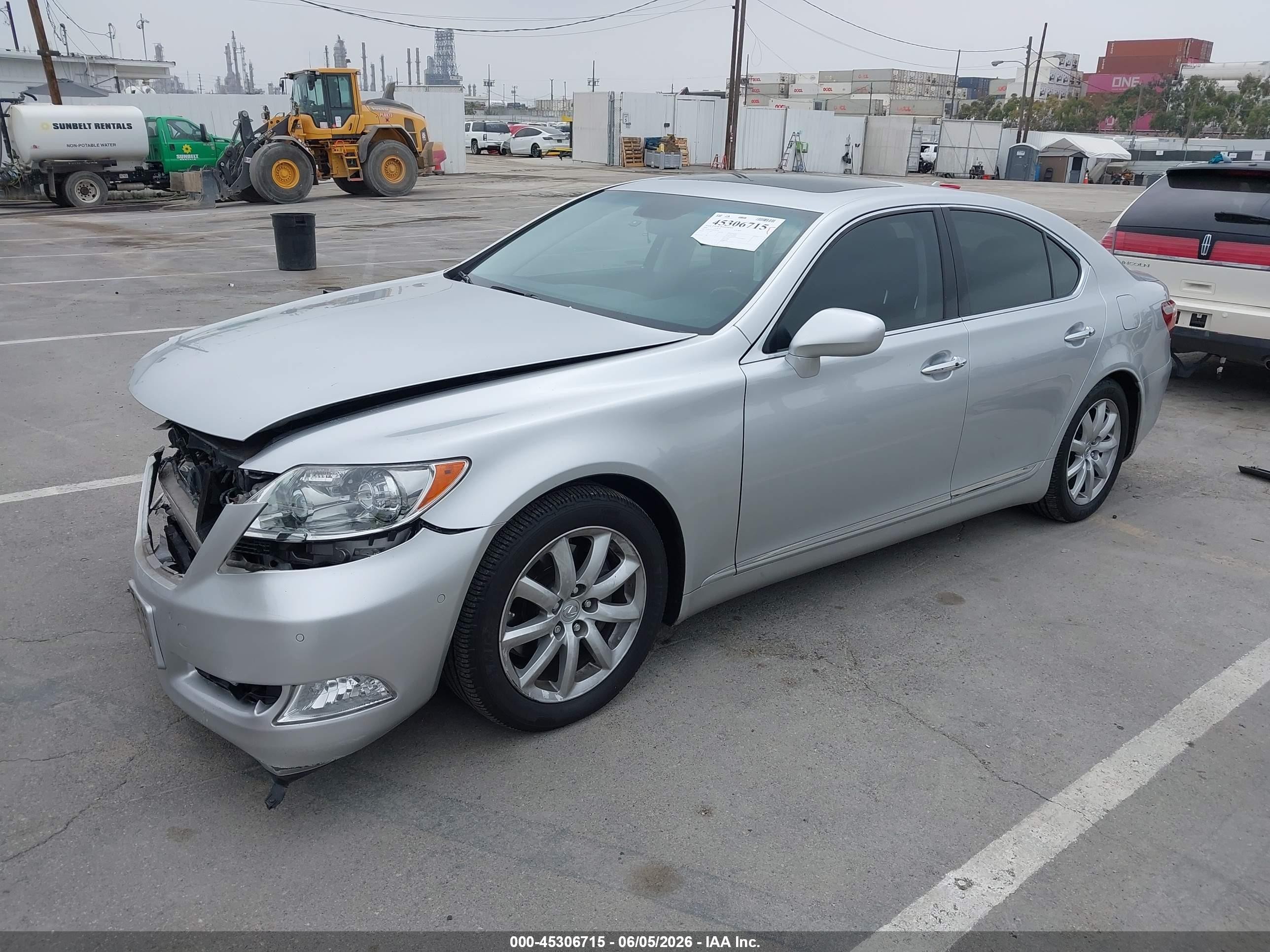 2008 Lexus Ls 460   Silver vin: JTHBL46F685083076