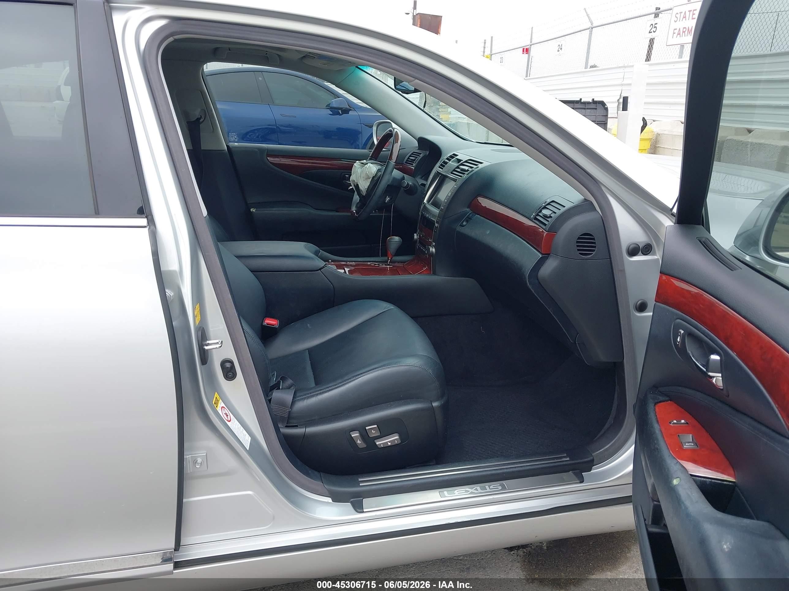 2008 Lexus Ls 460   Silver vin: JTHBL46F685083076