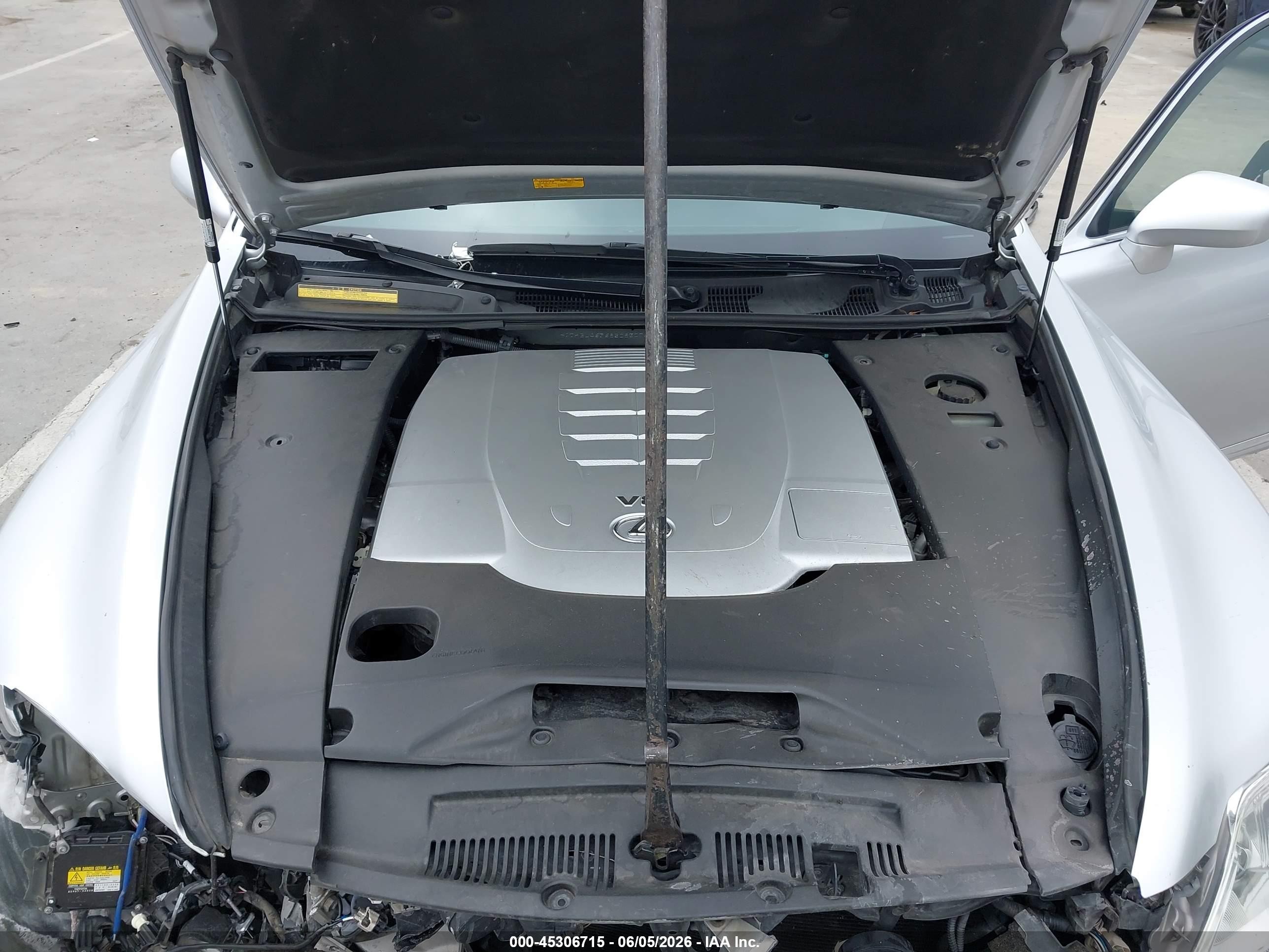2008 Lexus Ls 460   Silver vin: JTHBL46F685083076