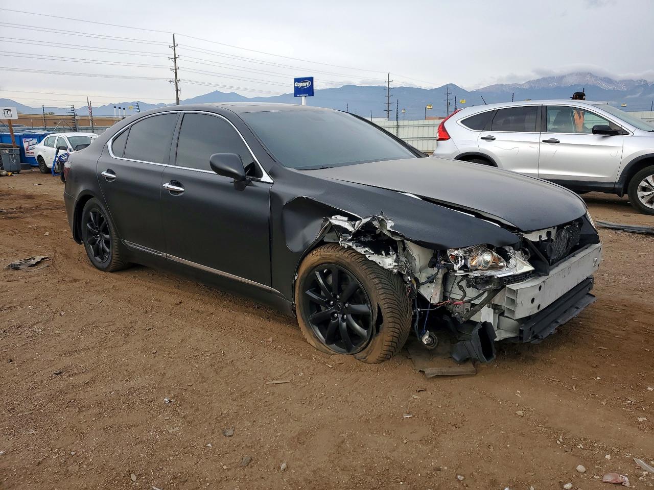 2008 Lexus Ls 460 Base White vin: JTHBL46F685083806