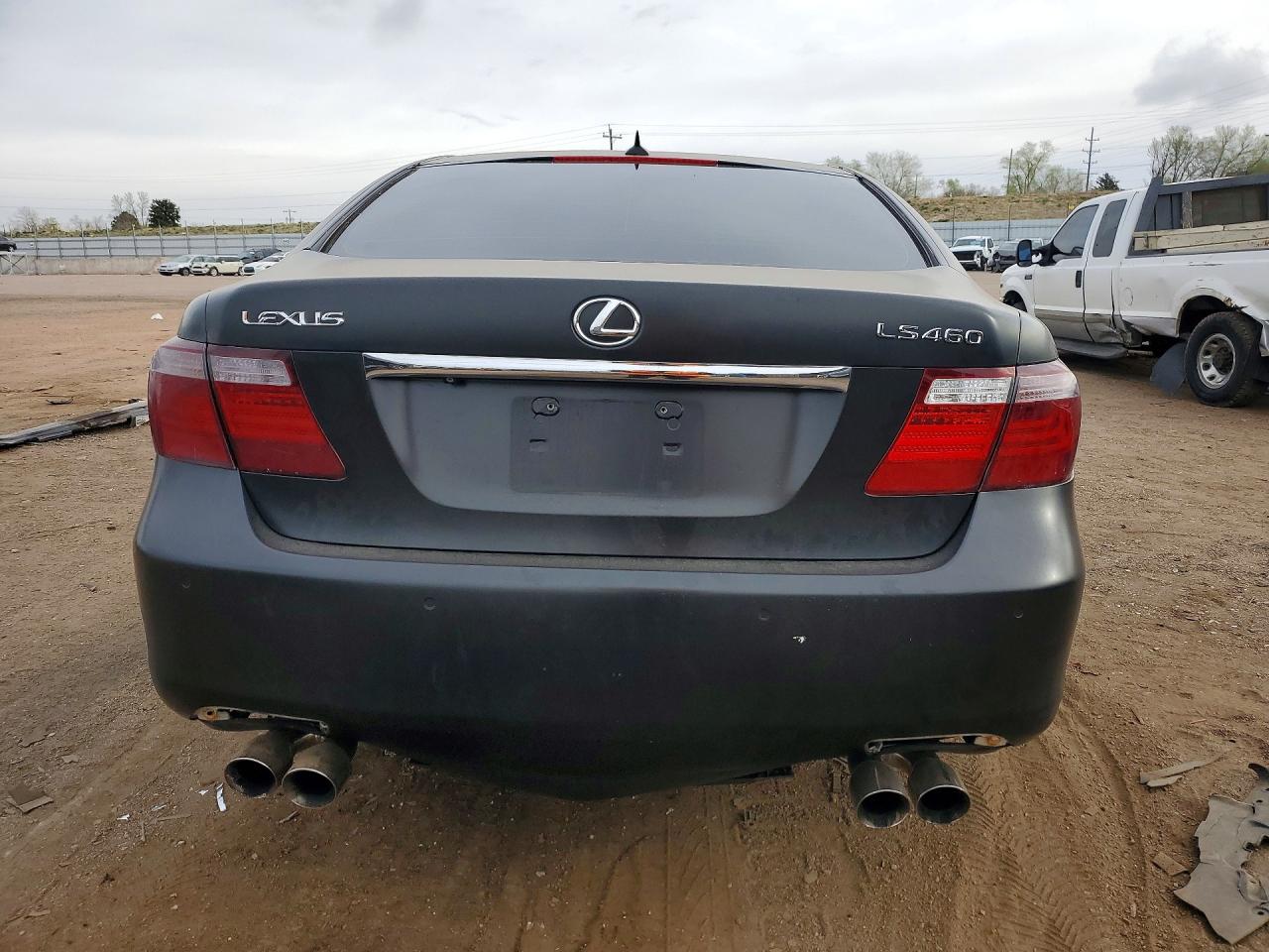 2008 Lexus Ls 460 Base White vin: JTHBL46F685083806