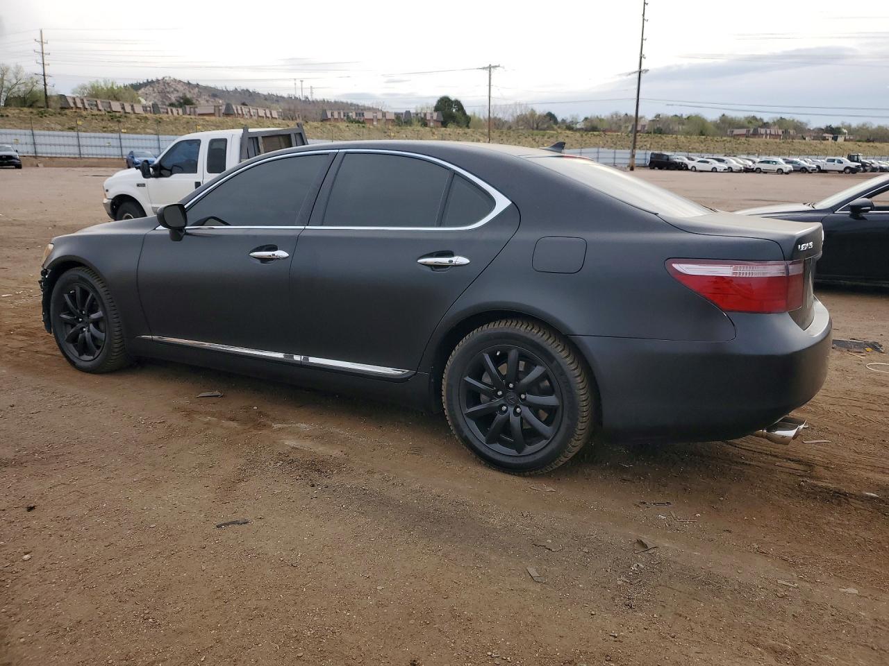 2008 Lexus Ls 460 Base White vin: JTHBL46F685083806