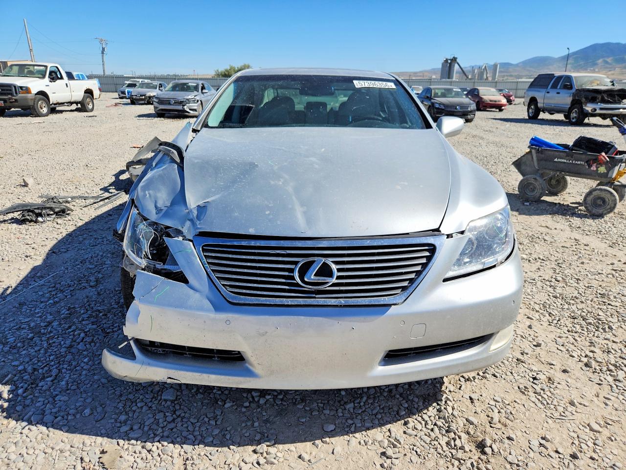 2009 Lexus Ls 460 Silver vin: JTHBL46F695087808