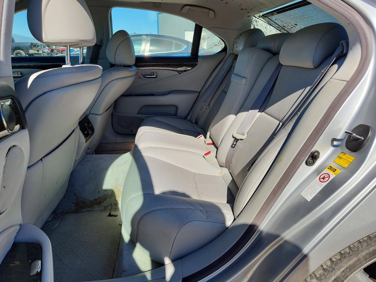 2009 Lexus Ls 460 Silver vin: JTHBL46F695087808