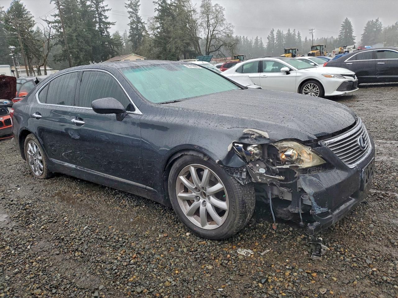 2007 Lexus Ls 460 Charcoal vin: JTHBL46F775008918