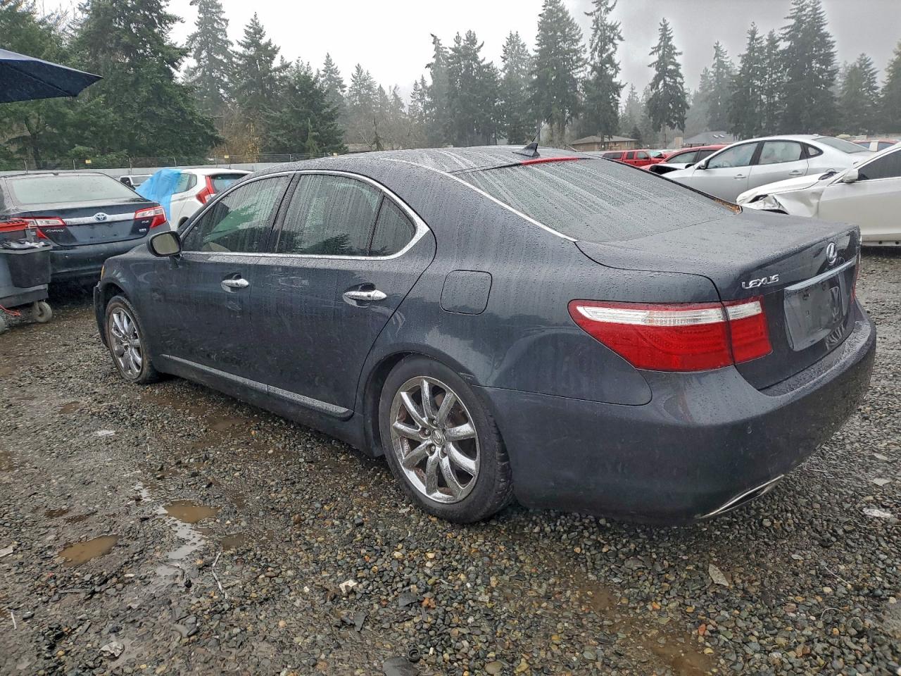 2007 Lexus Ls 460 Charcoal vin: JTHBL46F775008918