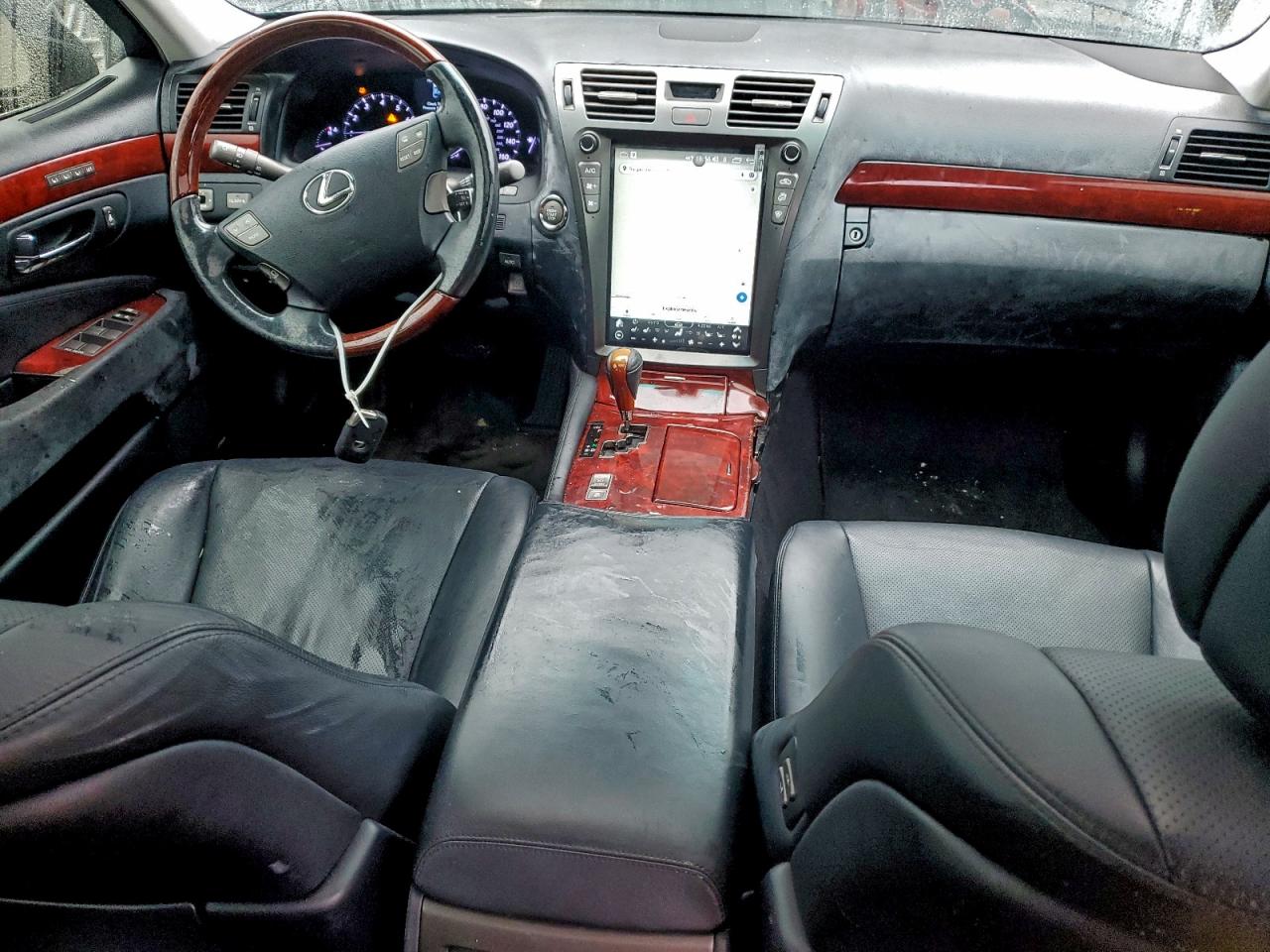2007 Lexus Ls 460 Charcoal vin: JTHBL46F775008918