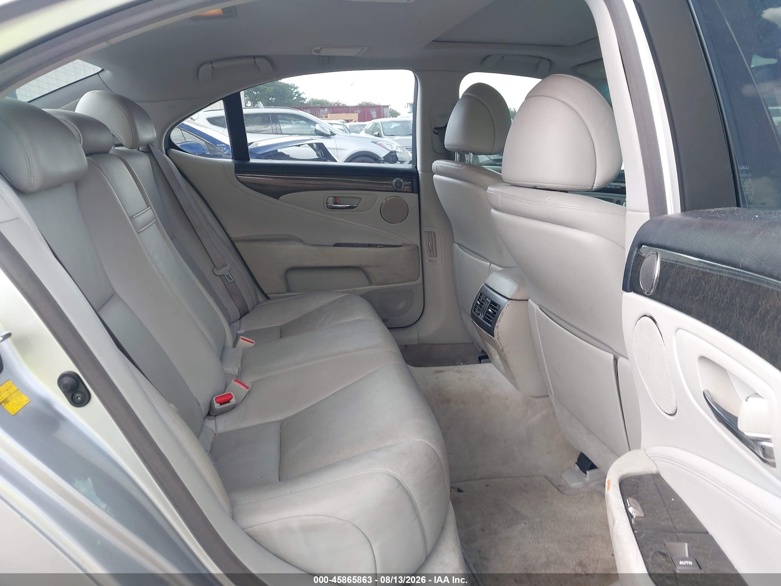 2007 Lexus Ls 460   Silver vin: JTHBL46F775026495