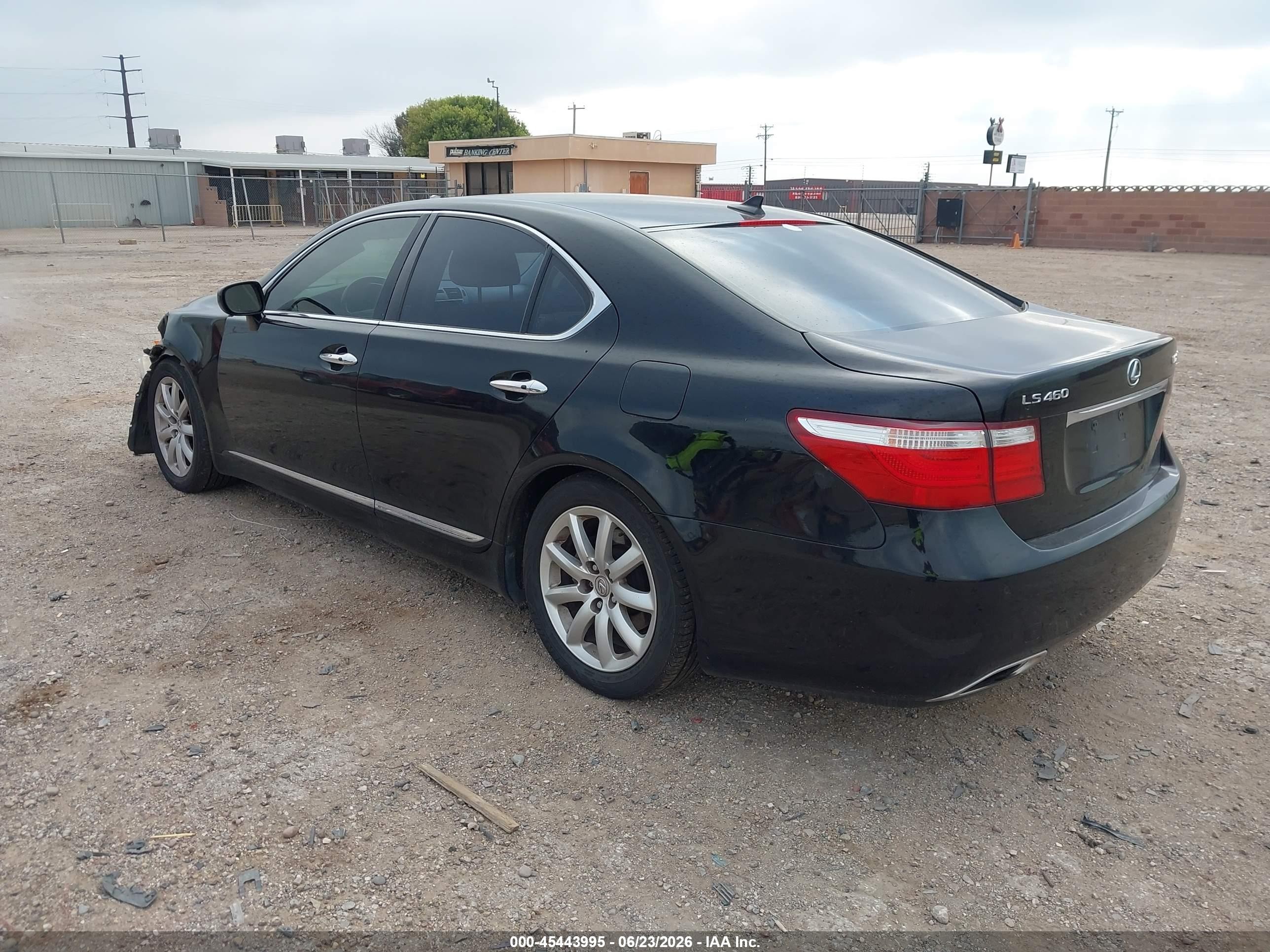 2007 Lexus Ls 460   Black vin: JTHBL46F775037710
