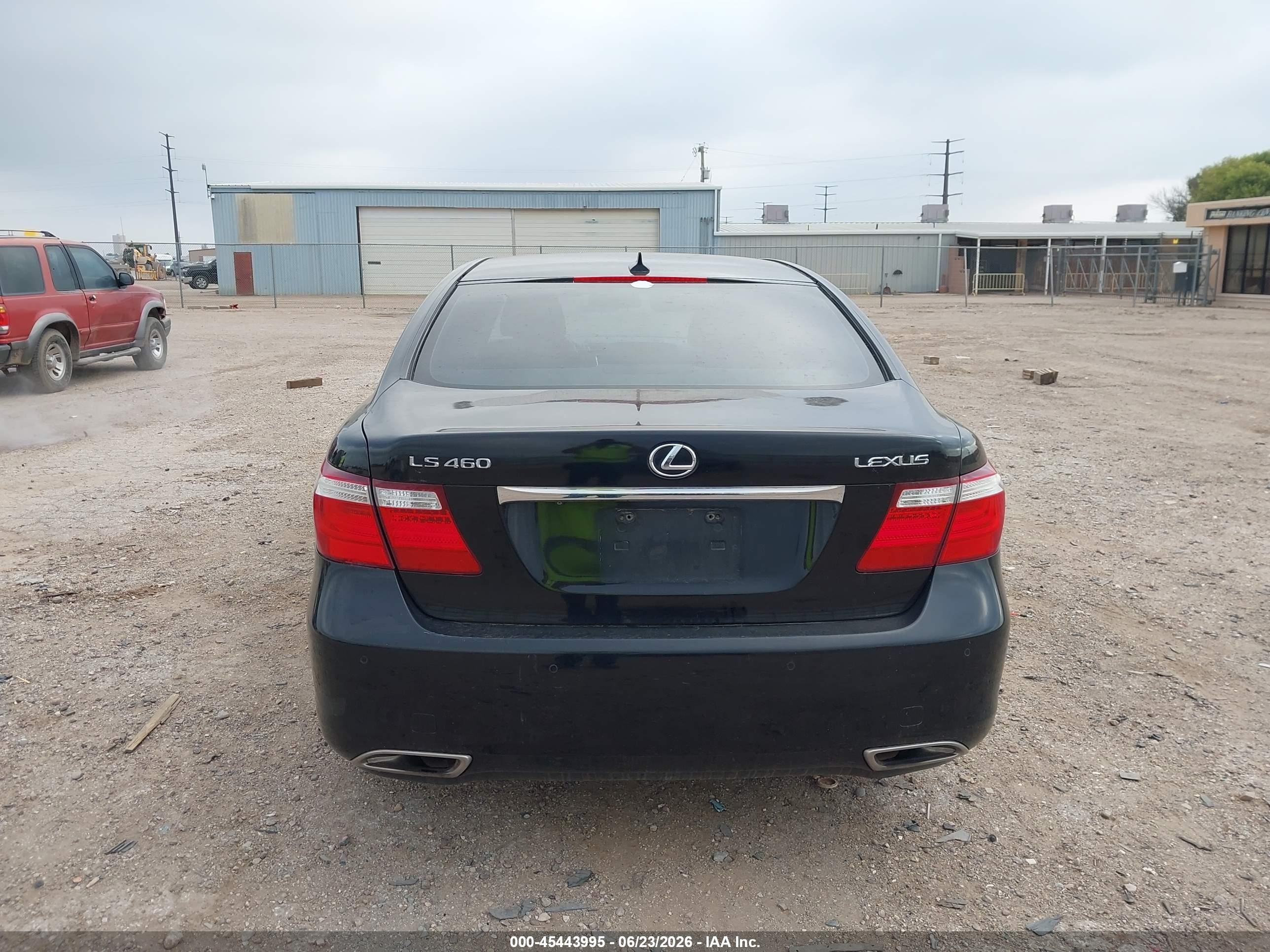 2007 Lexus Ls 460   Black vin: JTHBL46F775037710