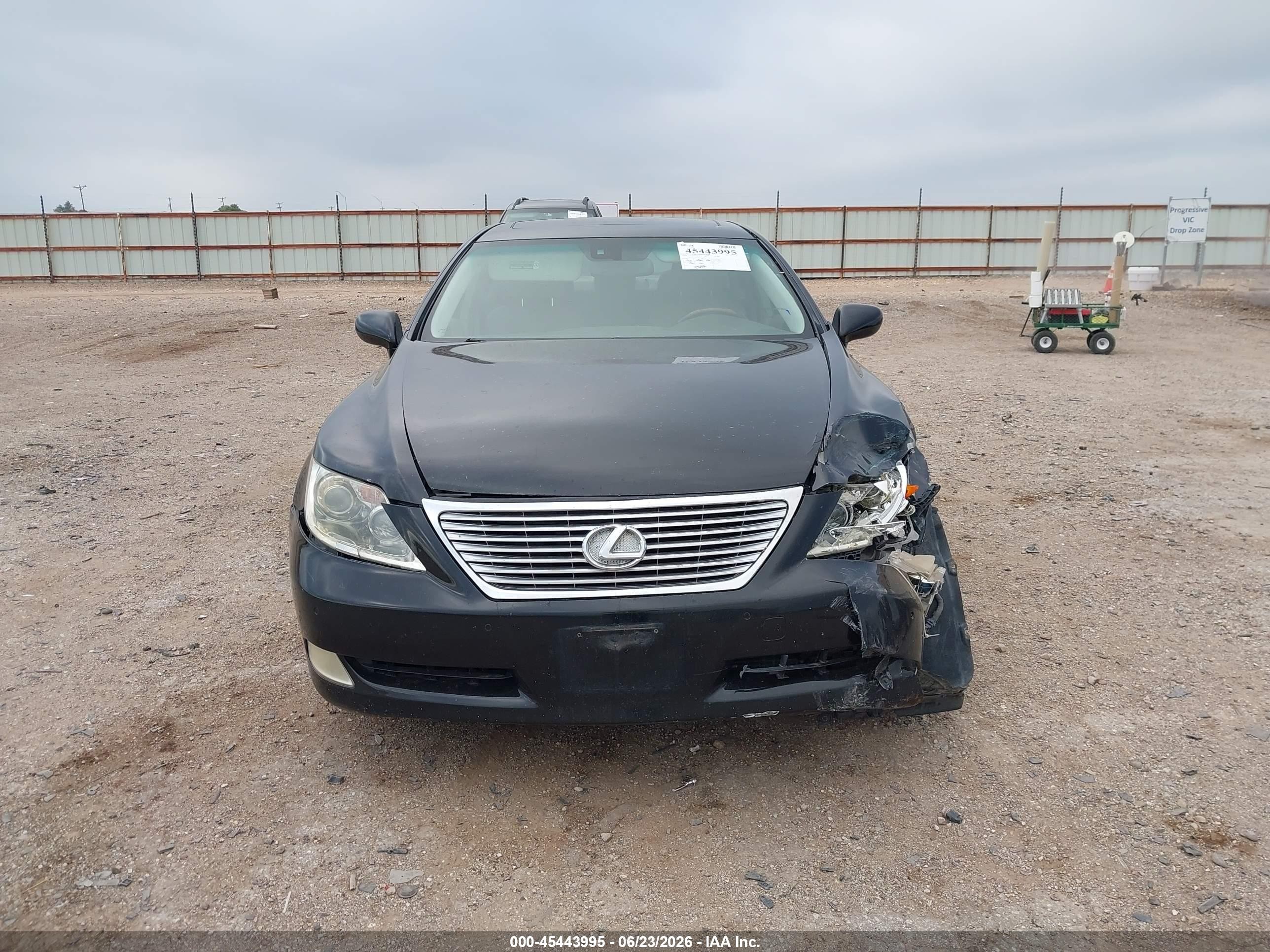 2007 Lexus Ls 460   Black vin: JTHBL46F775037710