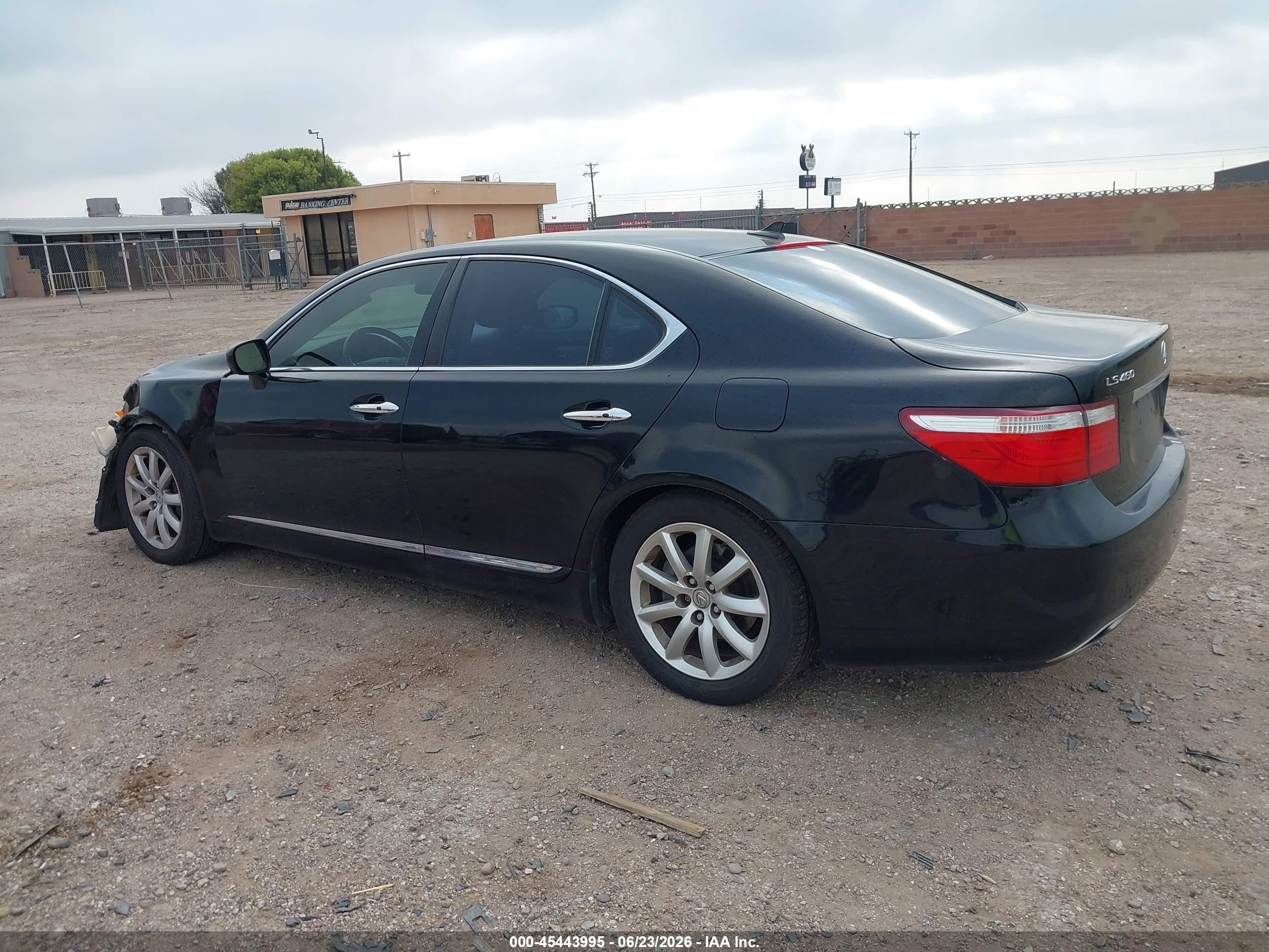2007 Lexus Ls 460   Black vin: JTHBL46F775037710