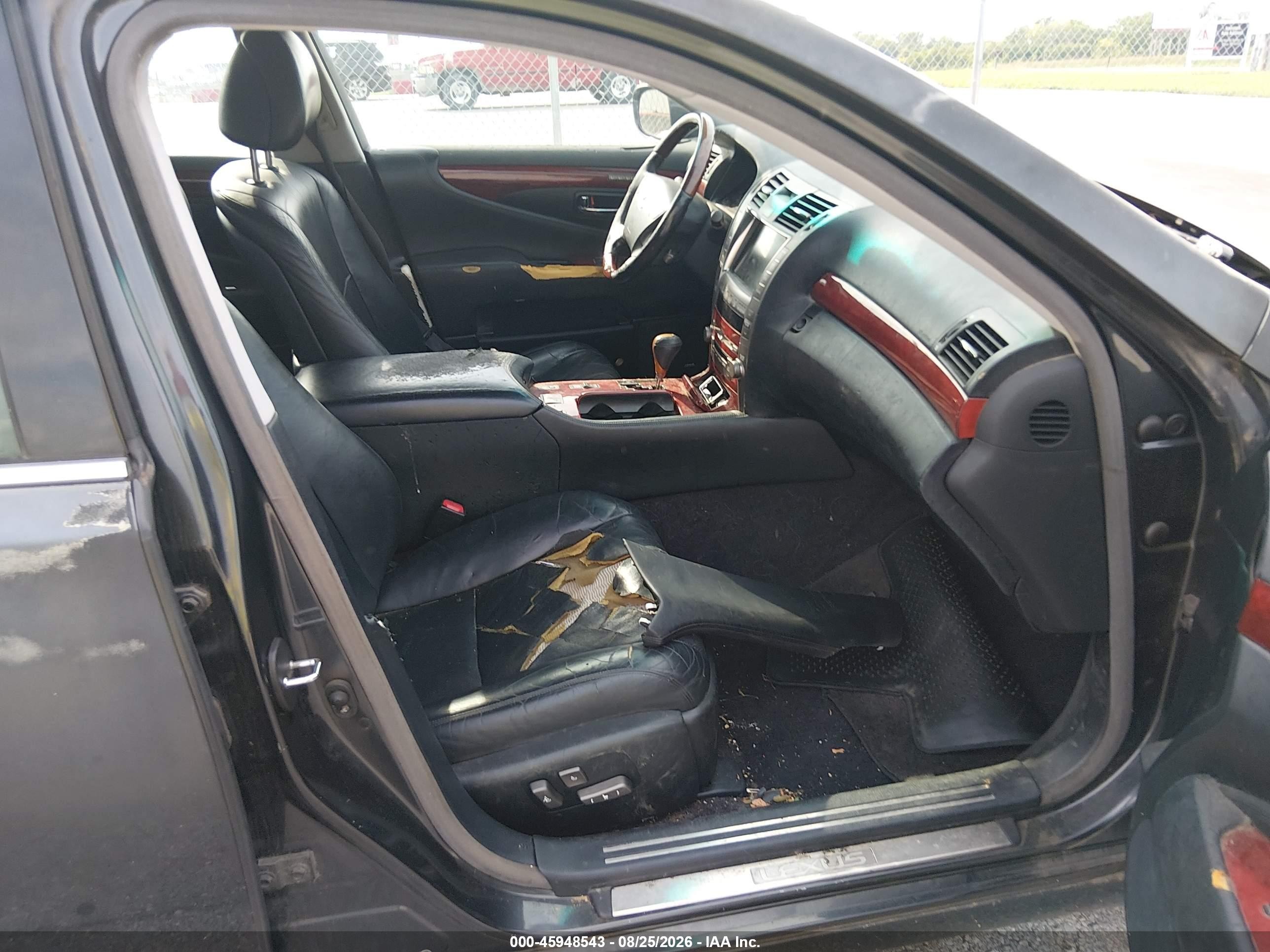 2007 Lexus Ls 460   Серый vin: JTHBL46F775038727