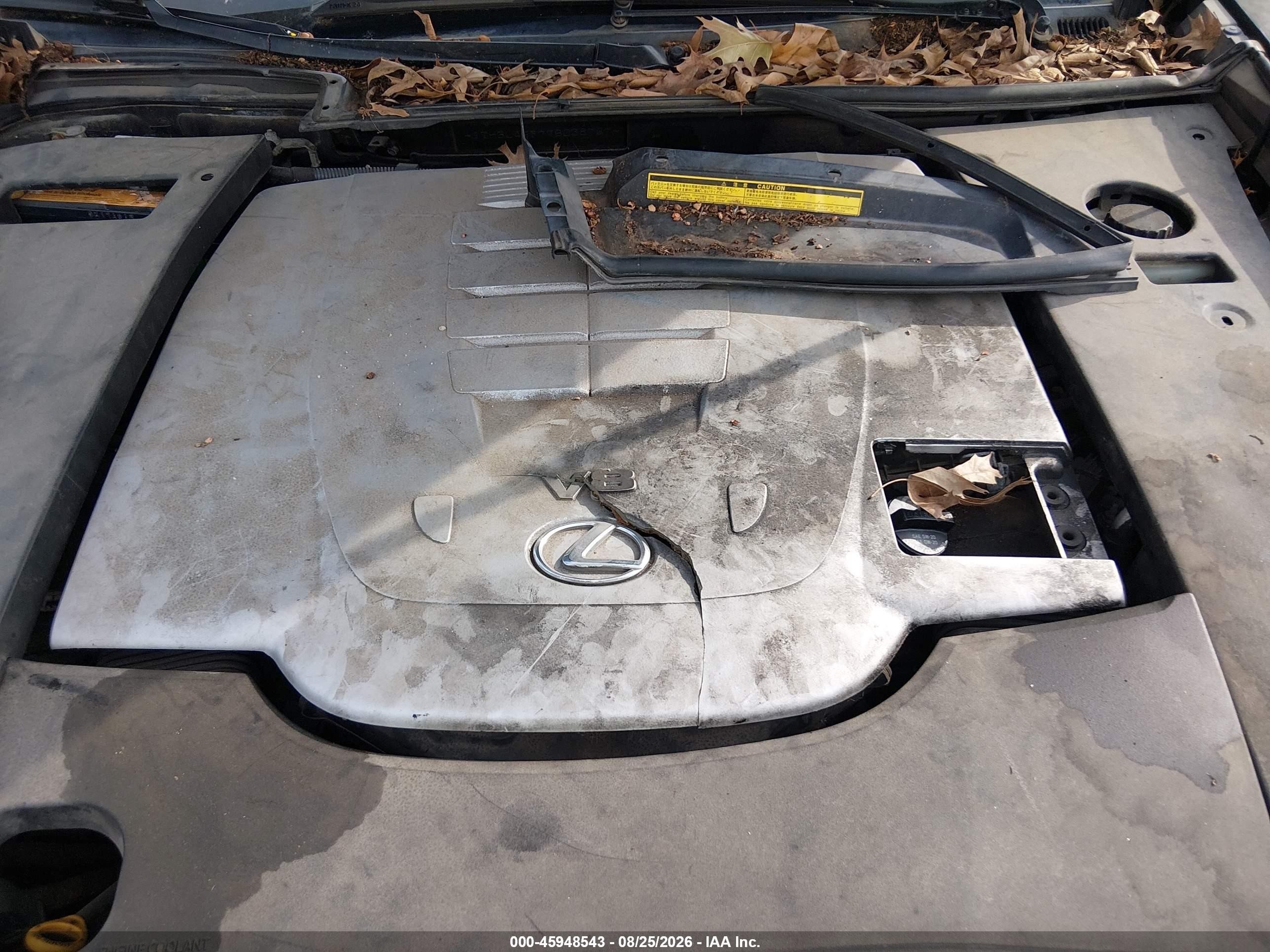 2007 Lexus Ls 460   Серый vin: JTHBL46F775038727