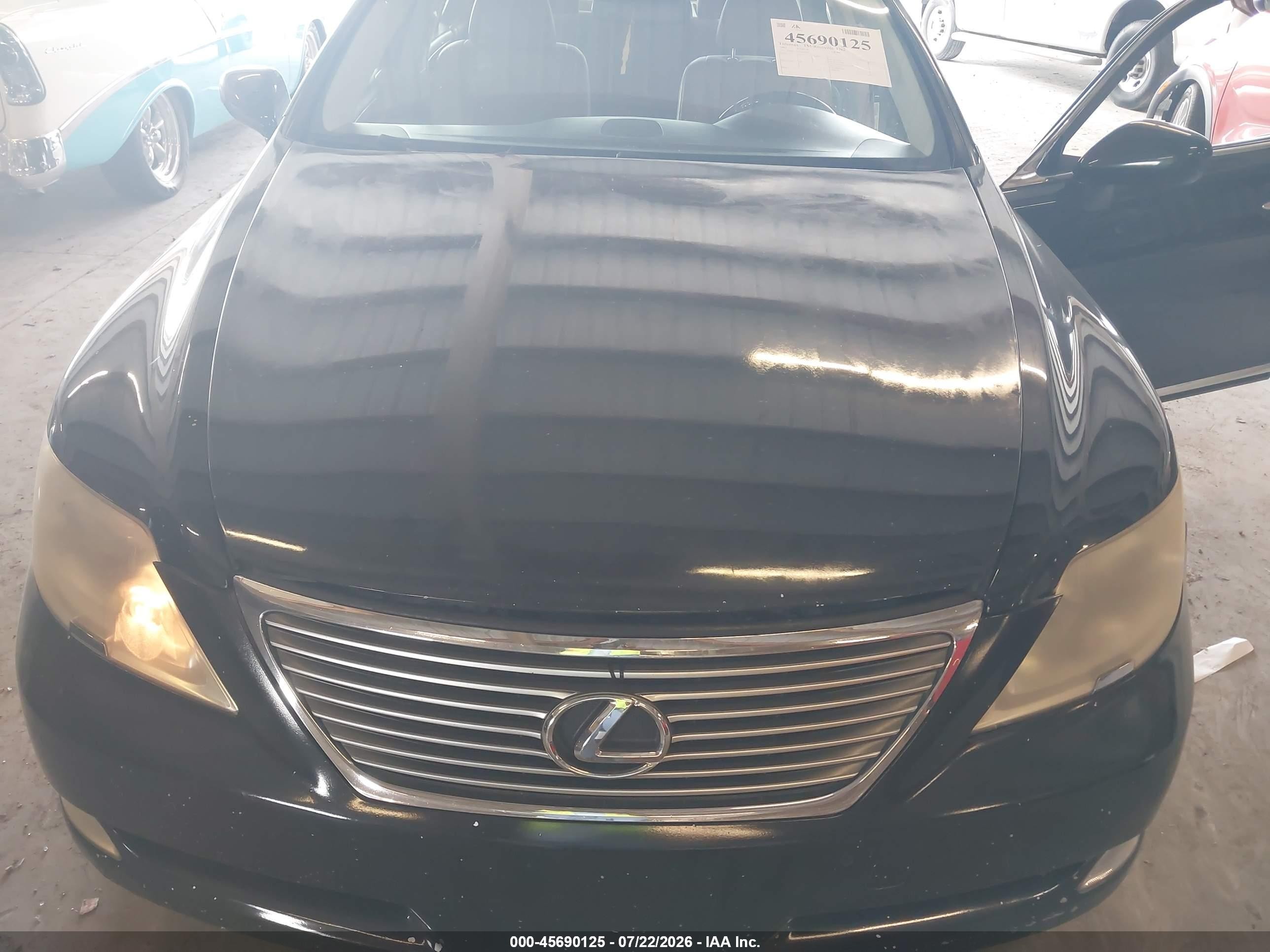 2007 Lexus Ls 460   Black vin: JTHBL46F775043071