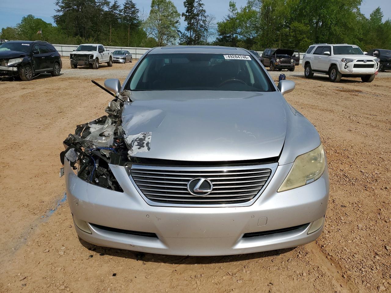2008 Lexus Ls 460 Silver vin: JTHBL46F785054539