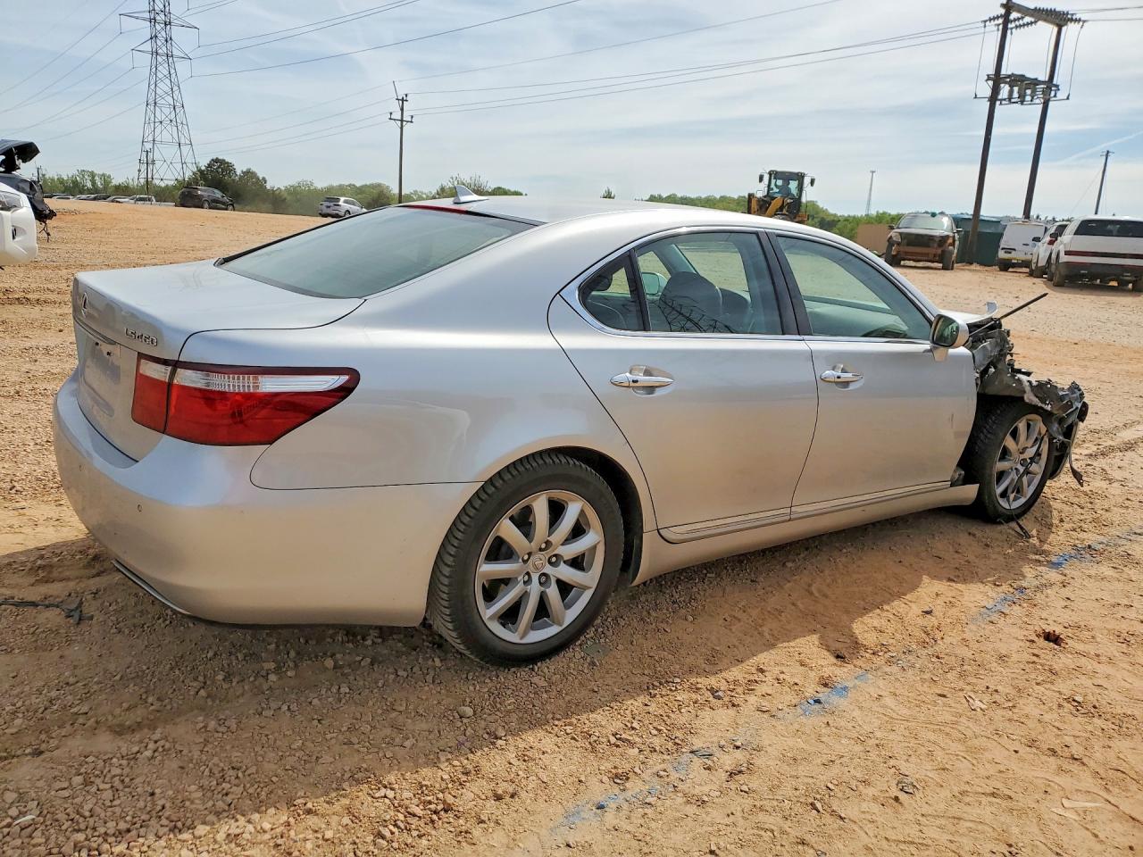2008 Lexus Ls 460 Silver vin: JTHBL46F785054539