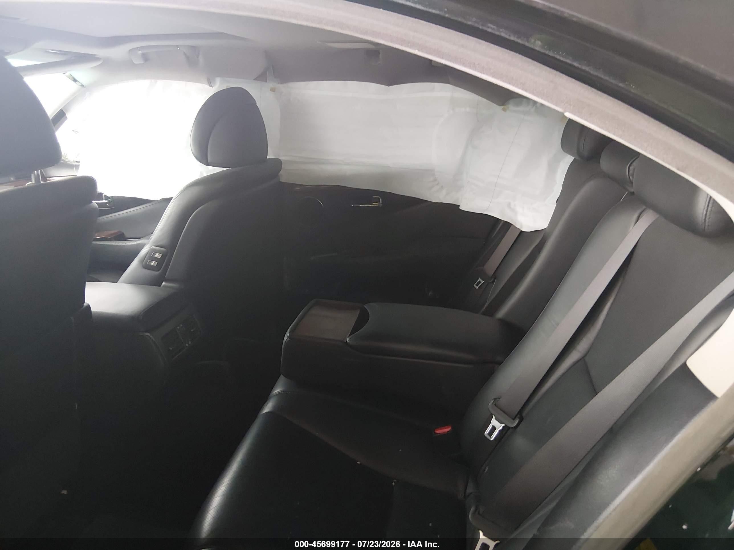 2008 Lexus Ls 460   Black vin: JTHBL46F785059319
