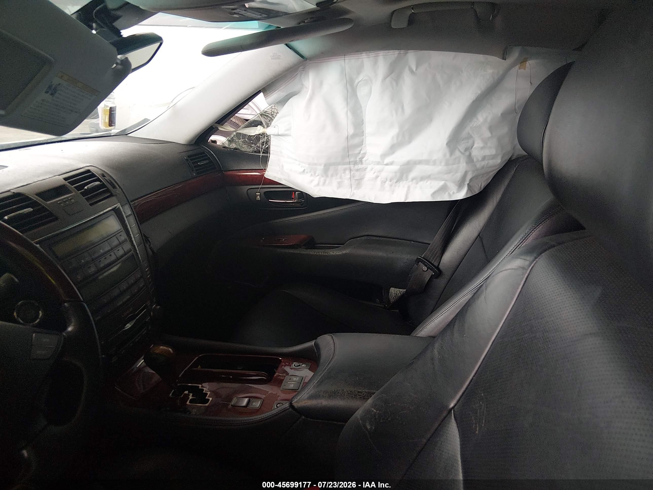 2008 Lexus Ls 460   Black vin: JTHBL46F785059319